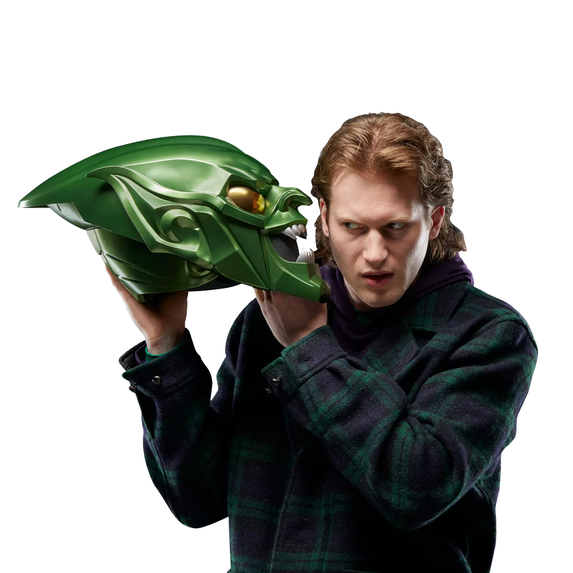High - Quality Marvel Legends Series Roleplay Green Goblin Helmet
