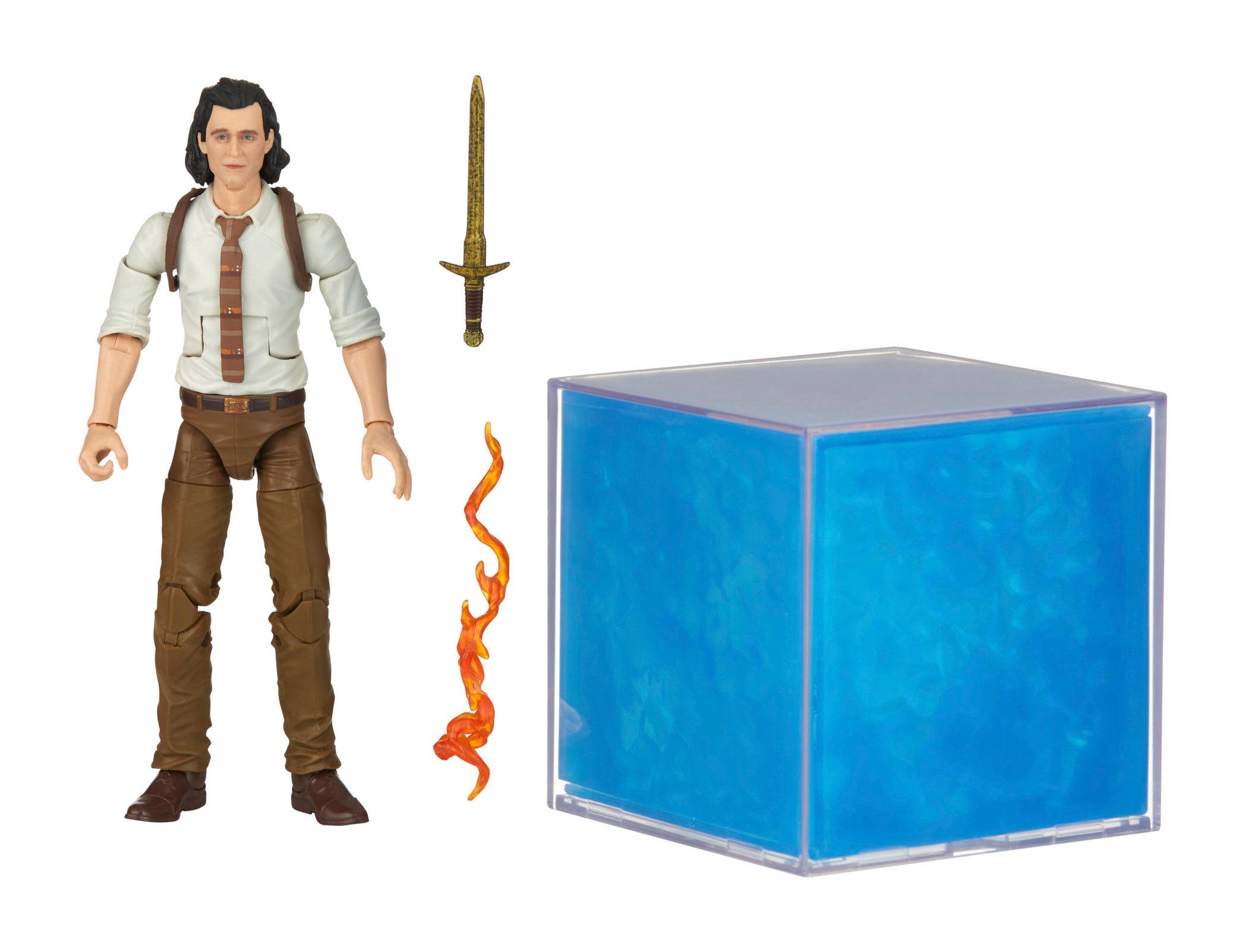 Hasbro's Premium Marvel Legends Series Electronic Tesseract Role - Play Accessory with Stunning Light FX and a Highly - Detailed 6 - Inch Loki Action Figure
