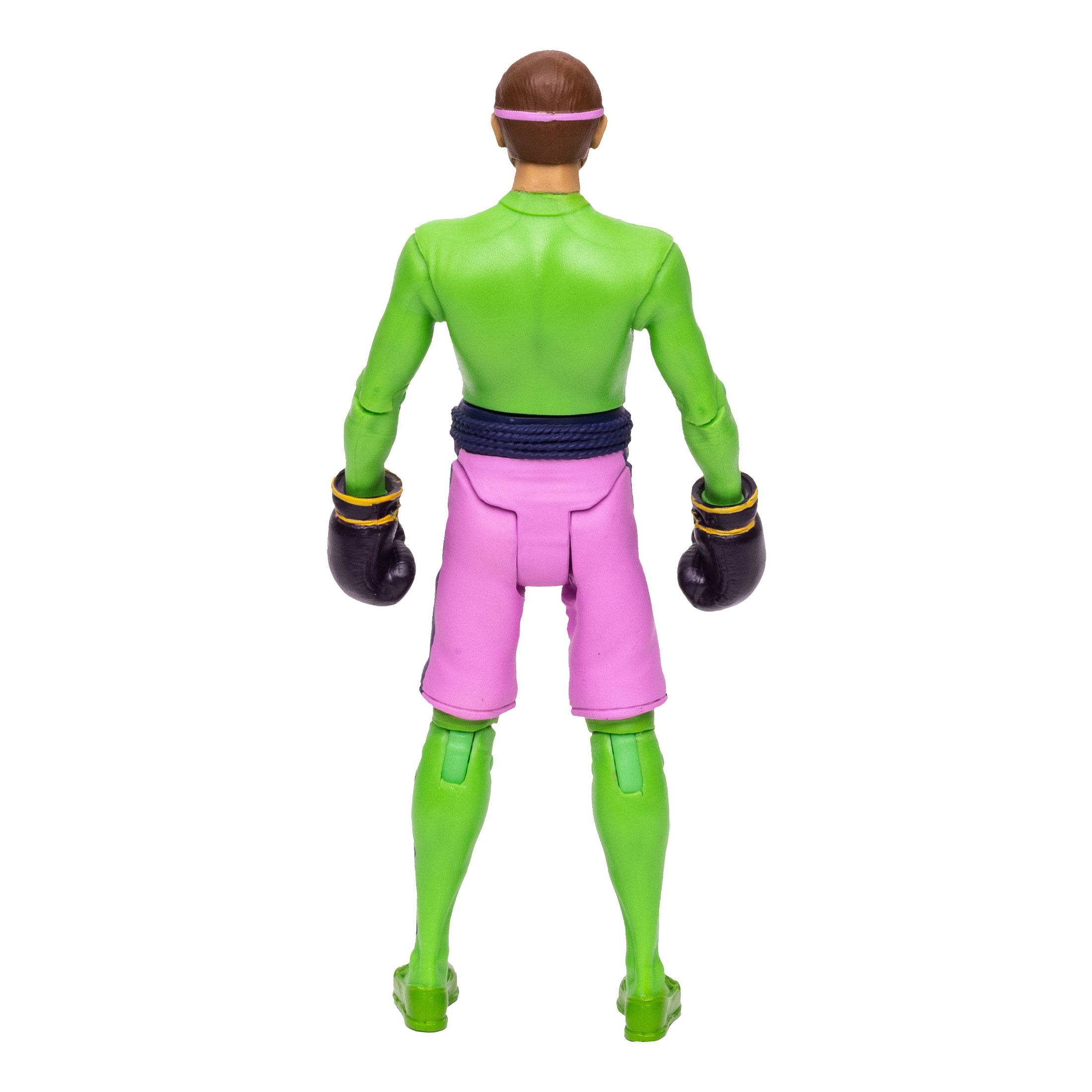 McFarlane DC Retro Collectible - 1960s Batman TV Show Inspired Riddler Boxing Action Figure for Posing and Play