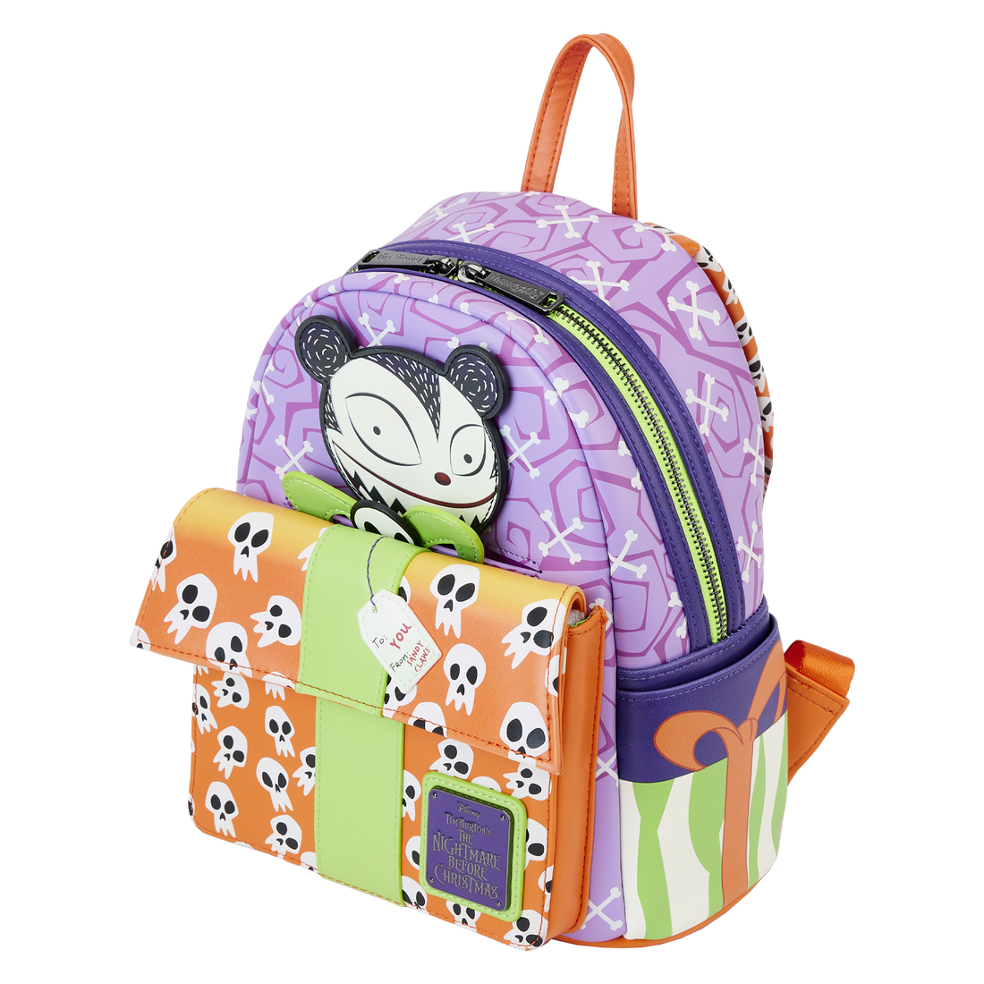 Loungefly Disney The Nightmare Before Christmas Glow-in-Dark Scary Teddy Mini Backpack