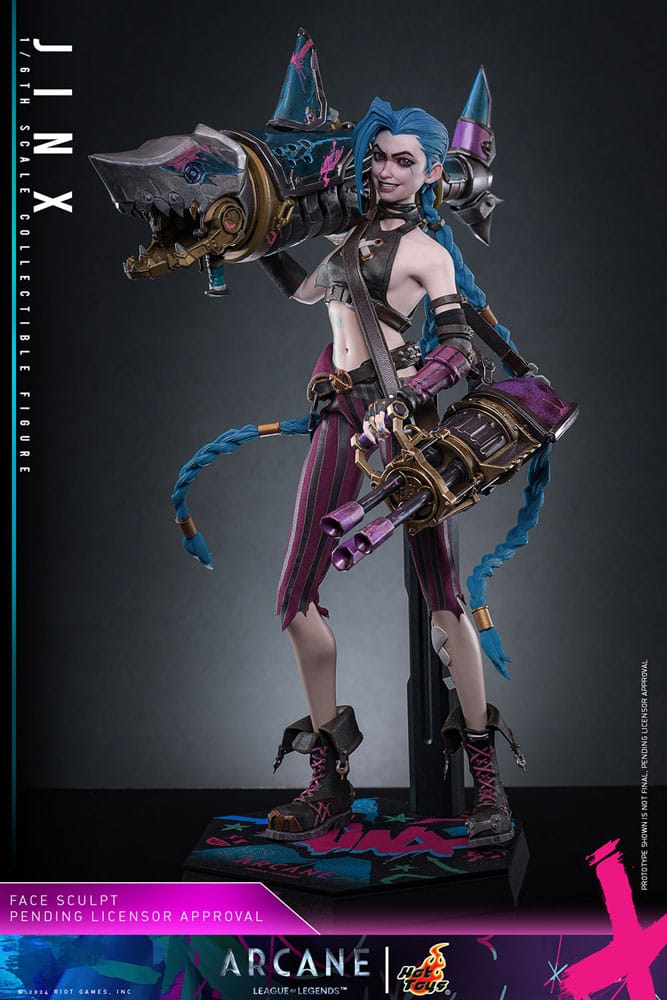 Hot Toys Collectible 1/6th Scale Figure of Arcane Jinx from League of Legends