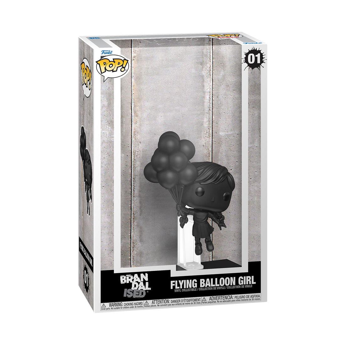 Funko Pop! Vinyl Art Cover Collectible Figure - Flying Balloon Girl Inspired by Banksy's Iconic Artwork