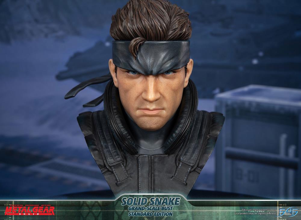 First4Figures Grand Scale Collectible Bust of Solid Snake from Metal Gear Solid