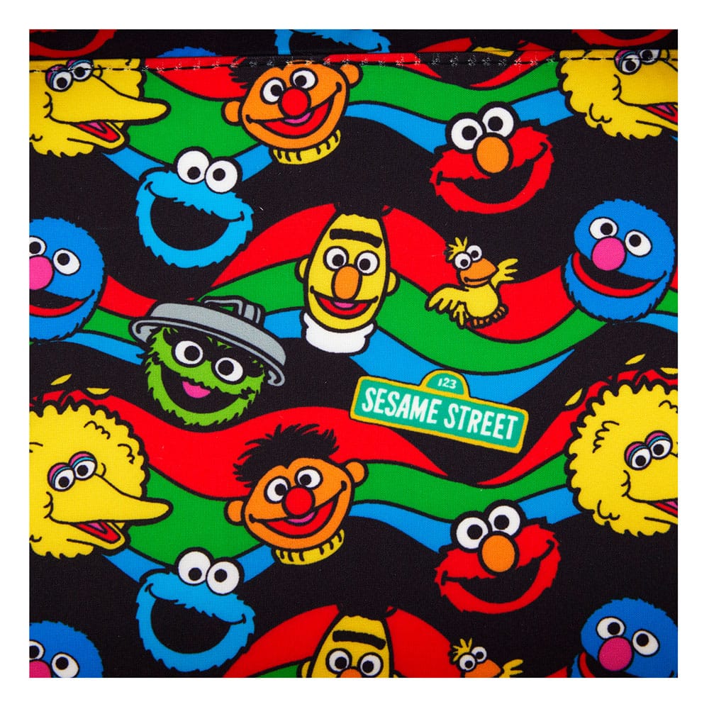 Loungefly Adorable Sesame Street Mini Backpack with Sunny Scene
