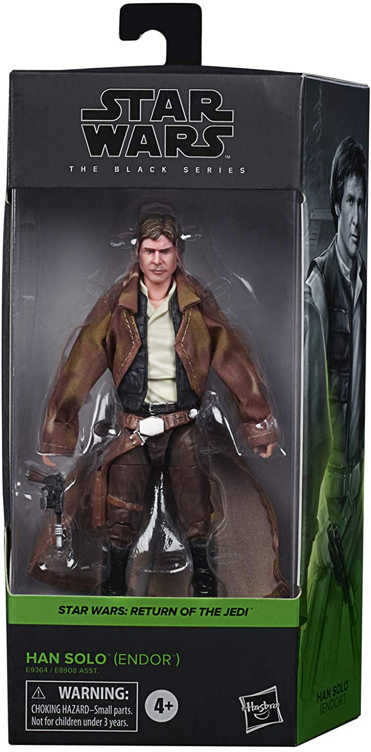 Hasbro Star Wars The Black Series 6-Inch Action Figure - Han Solo (Return of the Jedi) for Kids and Collectors
