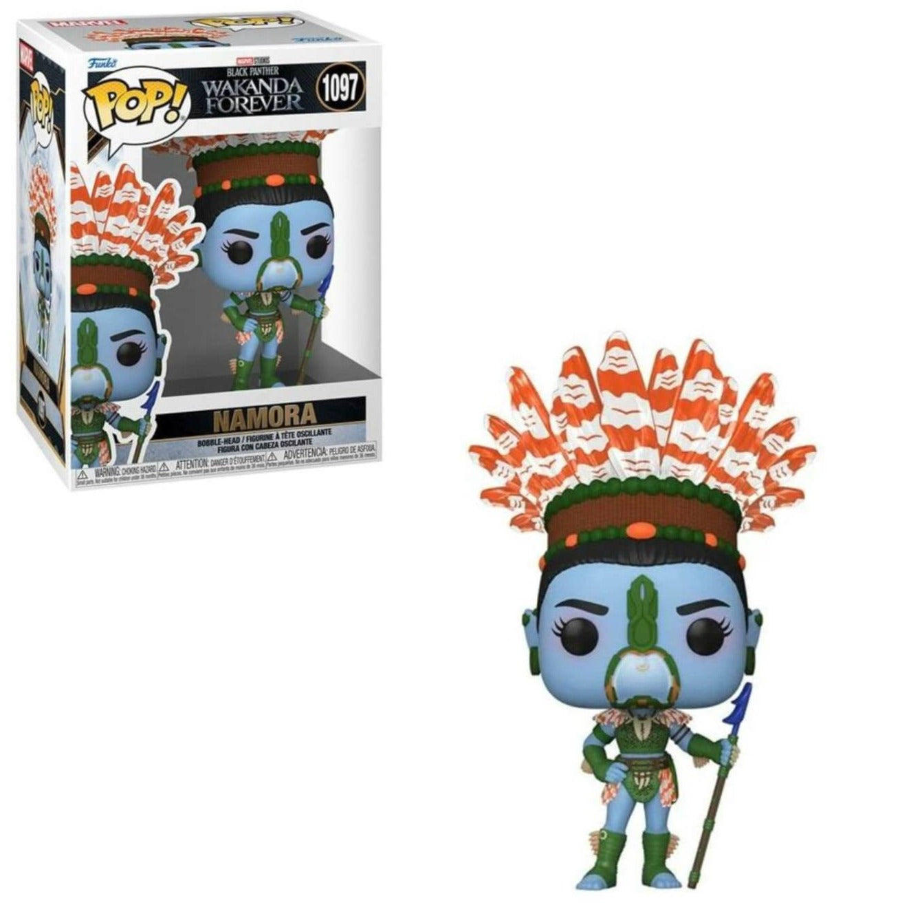 Marvel Black Panther: Wakanda Forever - 15.4cm Namora Funko Pop Vinyl Figure