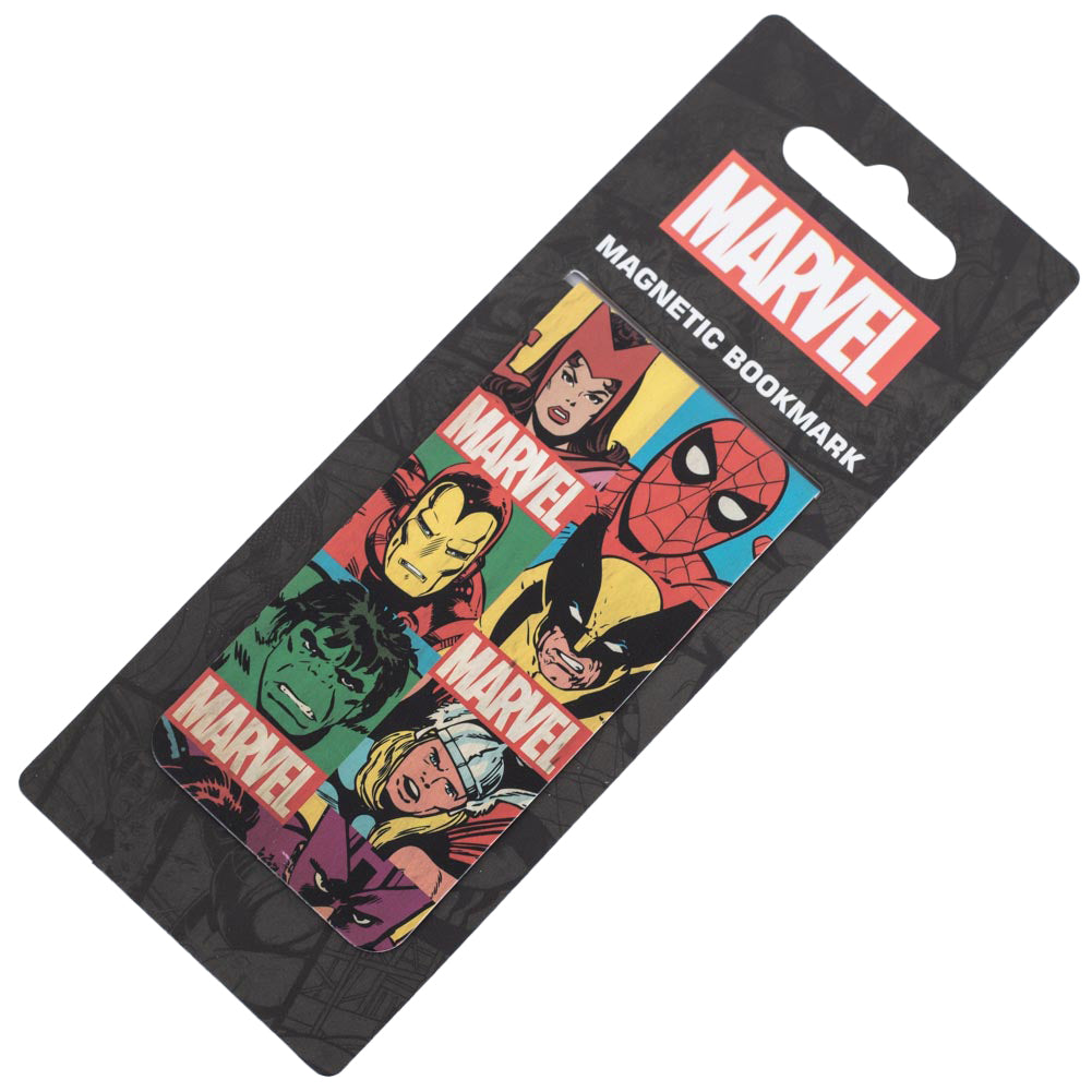 Collectible Marvel Comics Themed Magnetic Bookmark for Comic Lovers