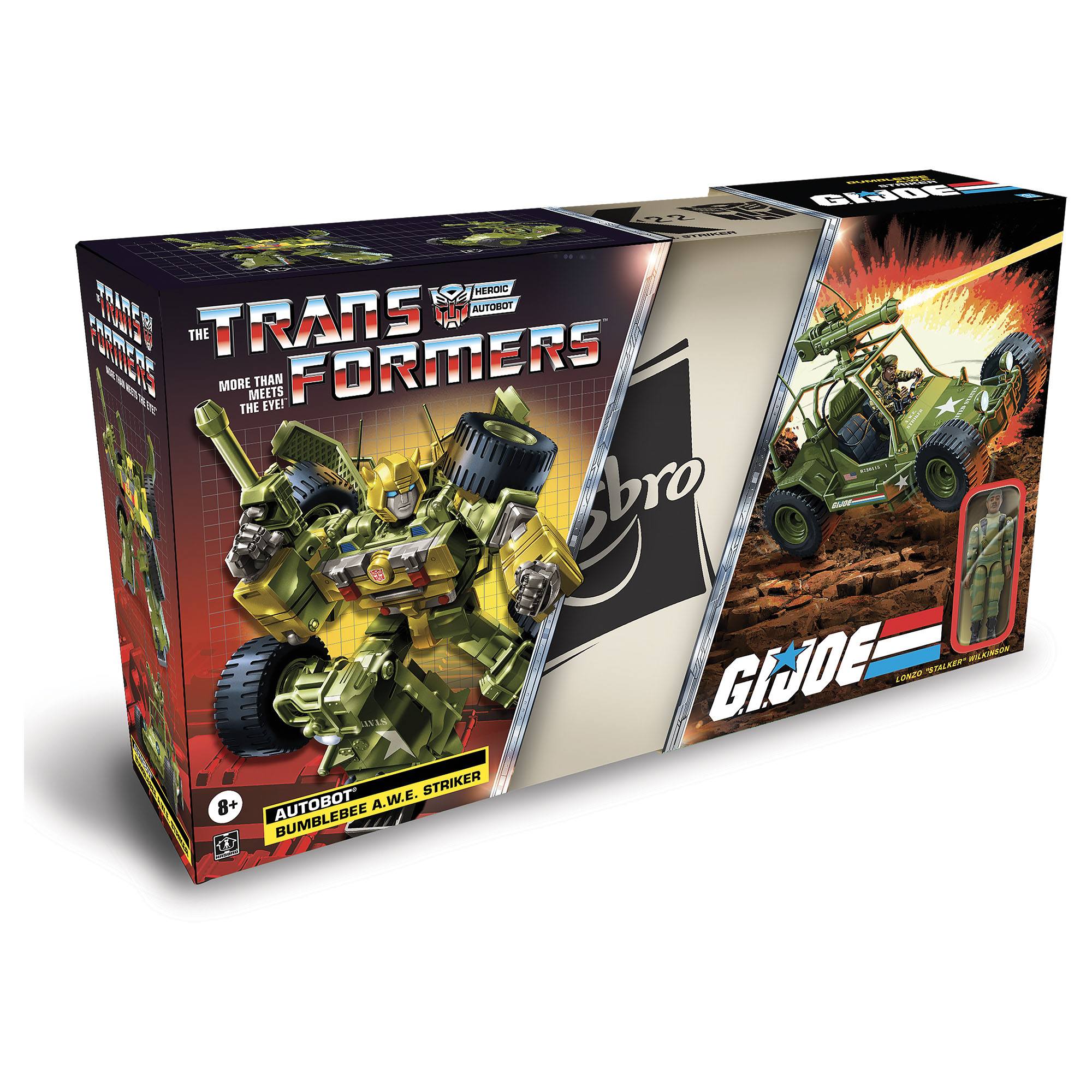 Hasbro Transformers x G.I. Joe Mash-Up: Bumblebee A.W.E. Striker & 'Stalker' Action Figures