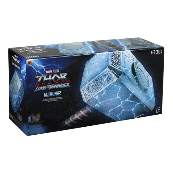 Marvel Legends Series Authentic Electronic Replica of Mighty Thor's Iconic Mjolnir Hammer