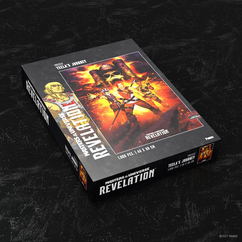 1000-Piece Masters of the Universe Revelation Jigsaw Puzzle Featuring Teela's Epic Journey