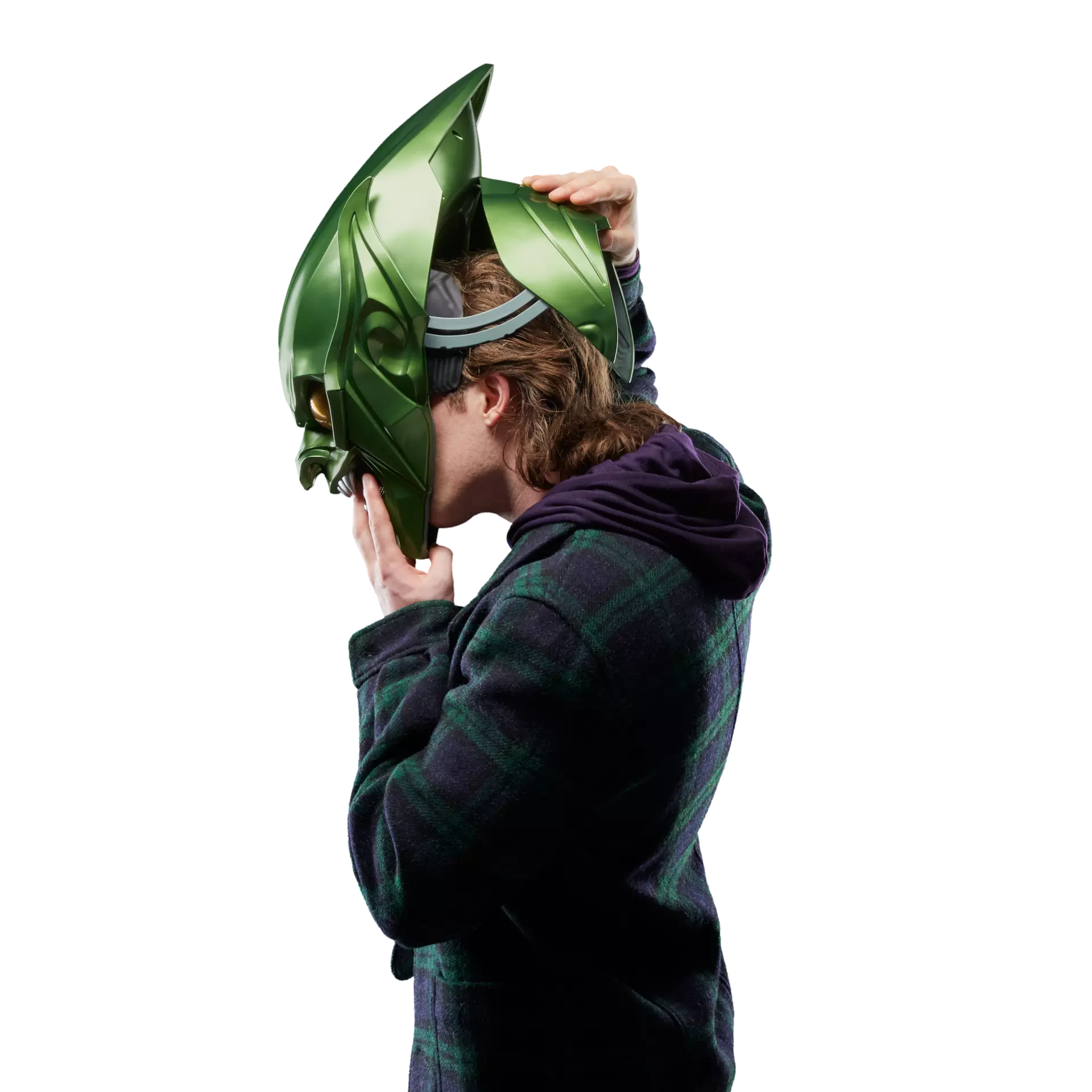 High - Quality Marvel Legends Series Roleplay Green Goblin Helmet