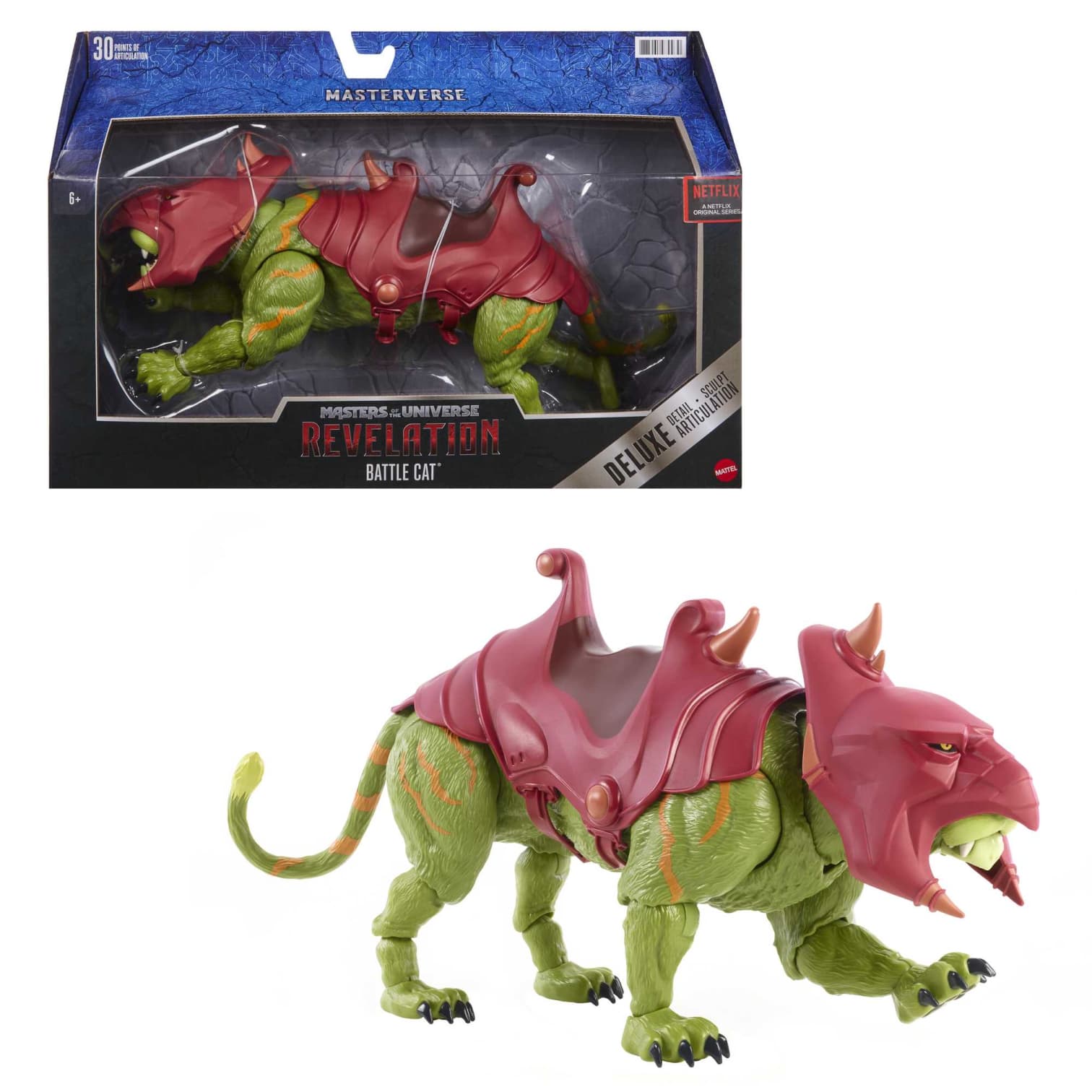 Masters of the Universe Masterverse Deluxe 14-Inch Revelation BattleCat Action Figure