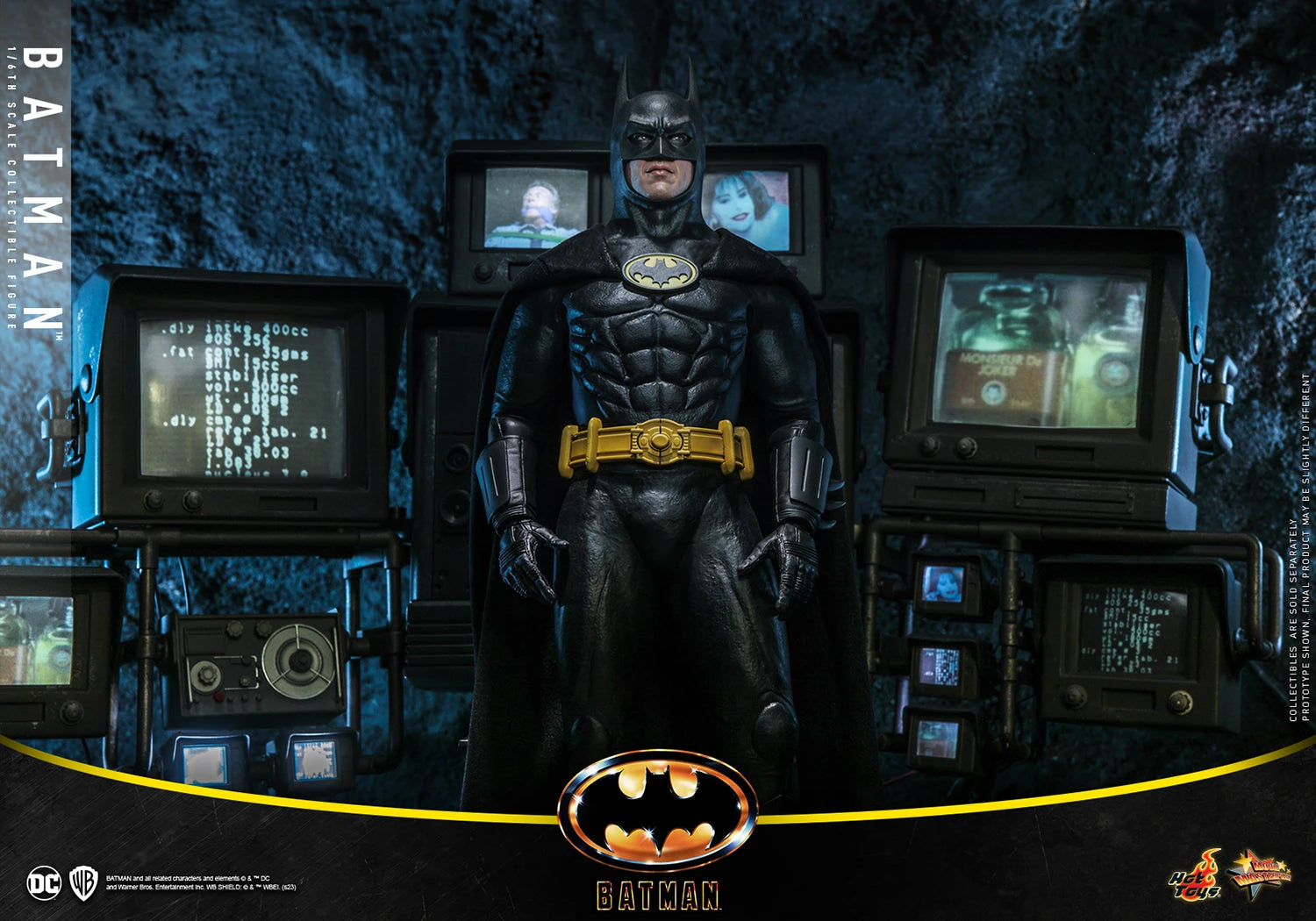 Hot Toys 1/6 Scale DC 1989 Iconic Michael Keaton Batman Figure