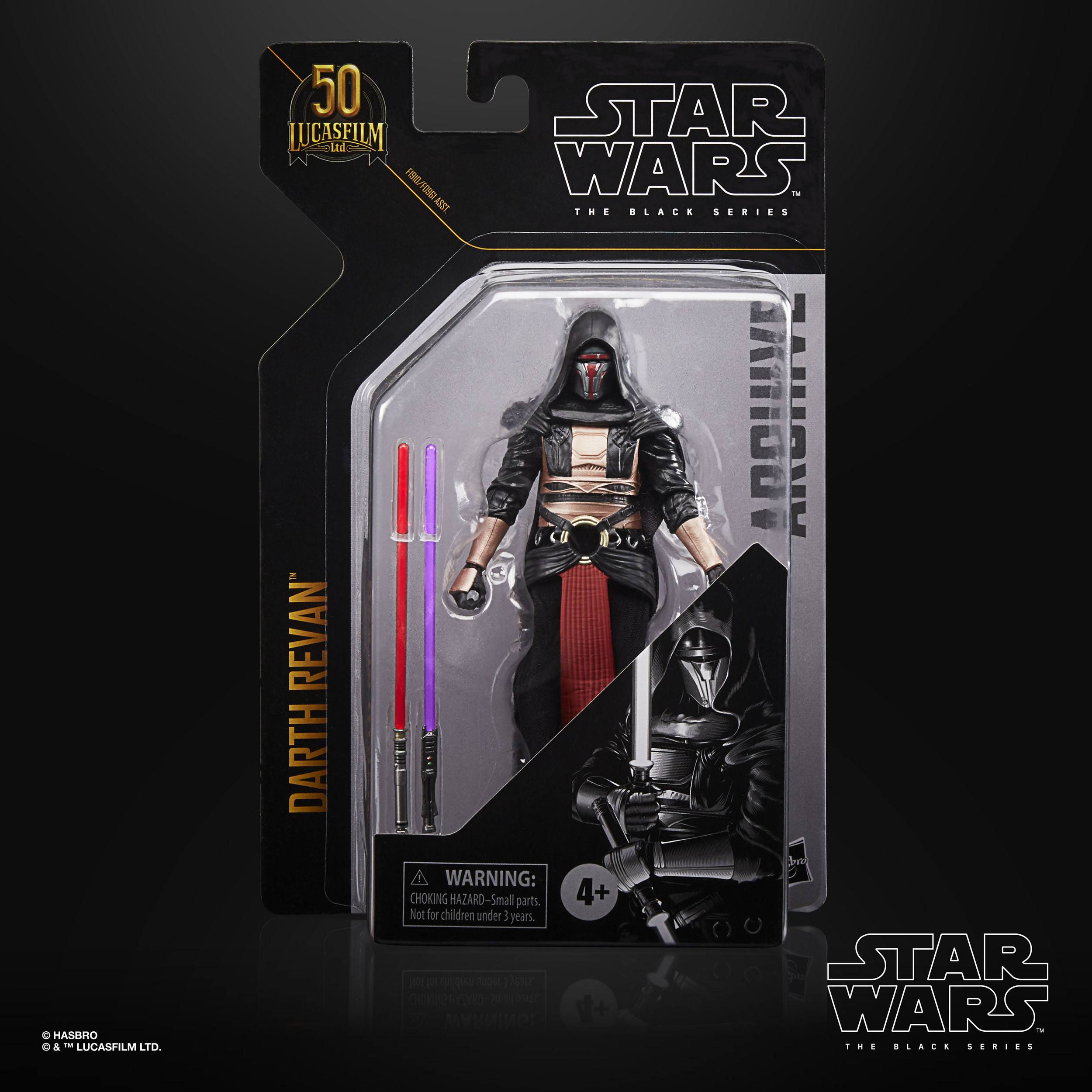 Hasbro 6-Inch Star Wars Black Series Archive Lucasfilm 50th Darth Revan Figure