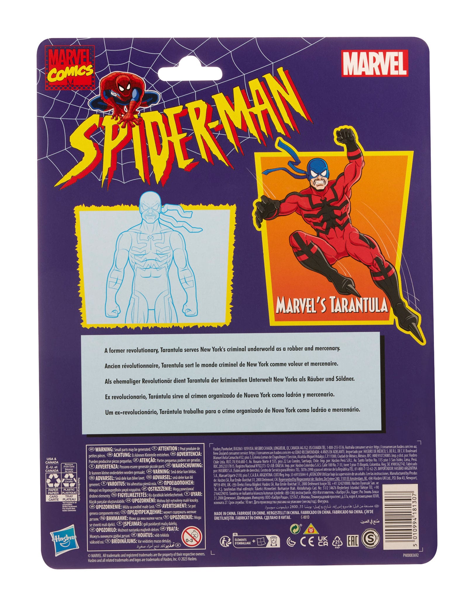 Marvel Legends Retro 6-Inch Scale Action Figure - Marvel's Tarantula from Spider-Man Comics