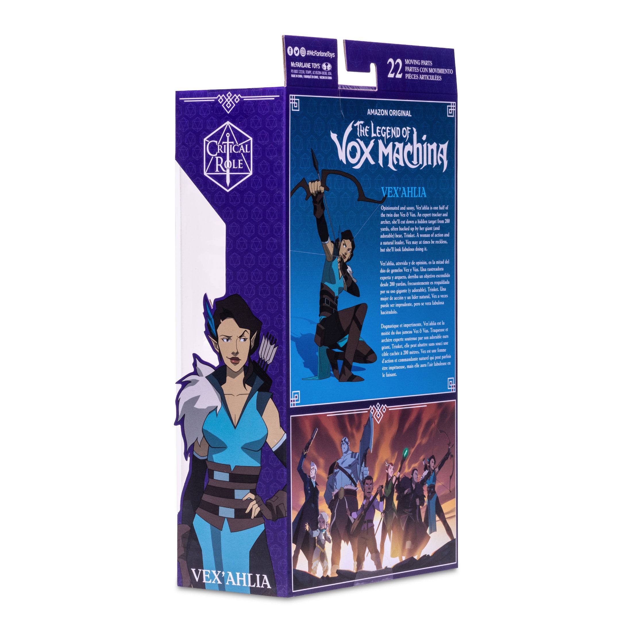 McFarlane Highly Detailed 7 - Inch Critical Role 7 Vox Machina Vex’Ahlia Collectible Action Figure