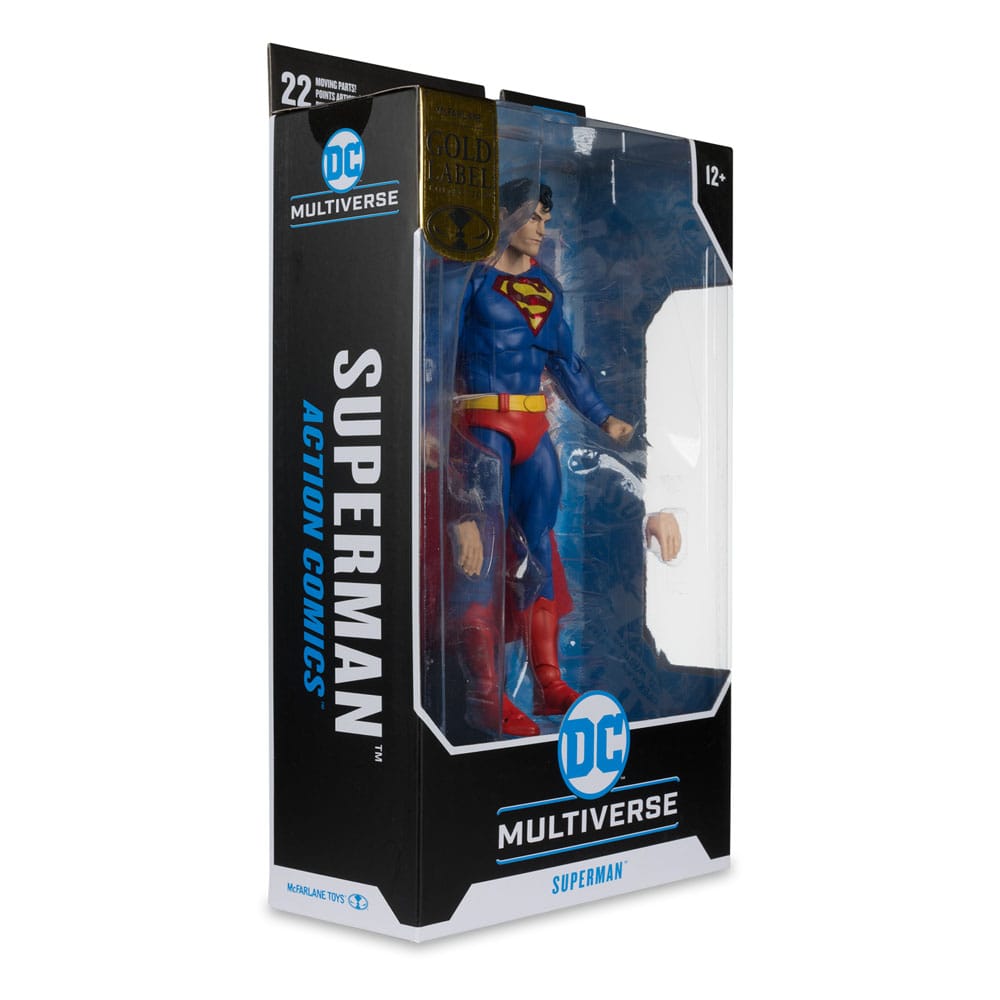 McFarlane DC Multiverse 7-Inch Gold Label Action Comics Superman Action Figure