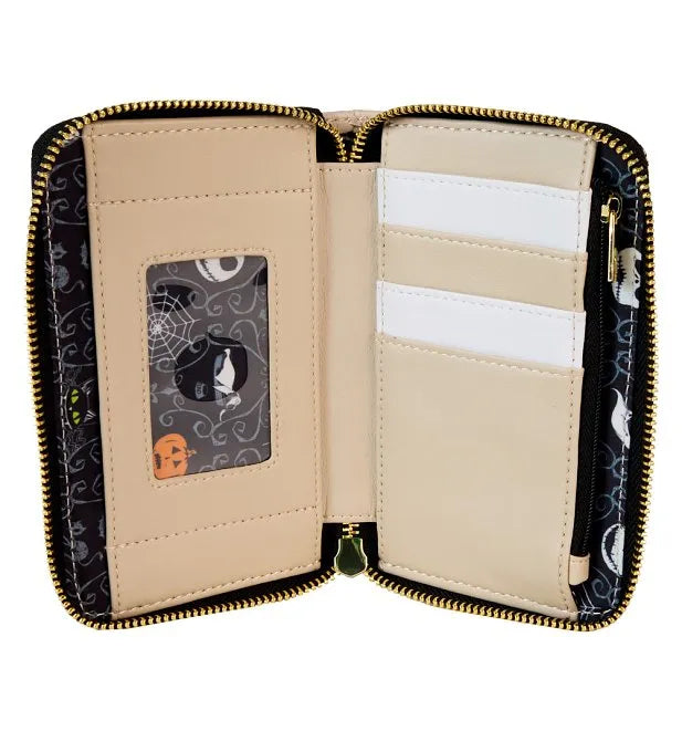Loungefly Disney's Nightmare Before Christmas Glow-in-Dark Scientific Book Zip Wallet