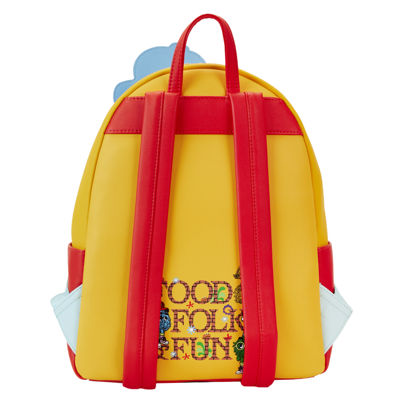 Loungefly Vintage McDonald's Fry Kids Adjustable Mini Backpack with Triple Pockets