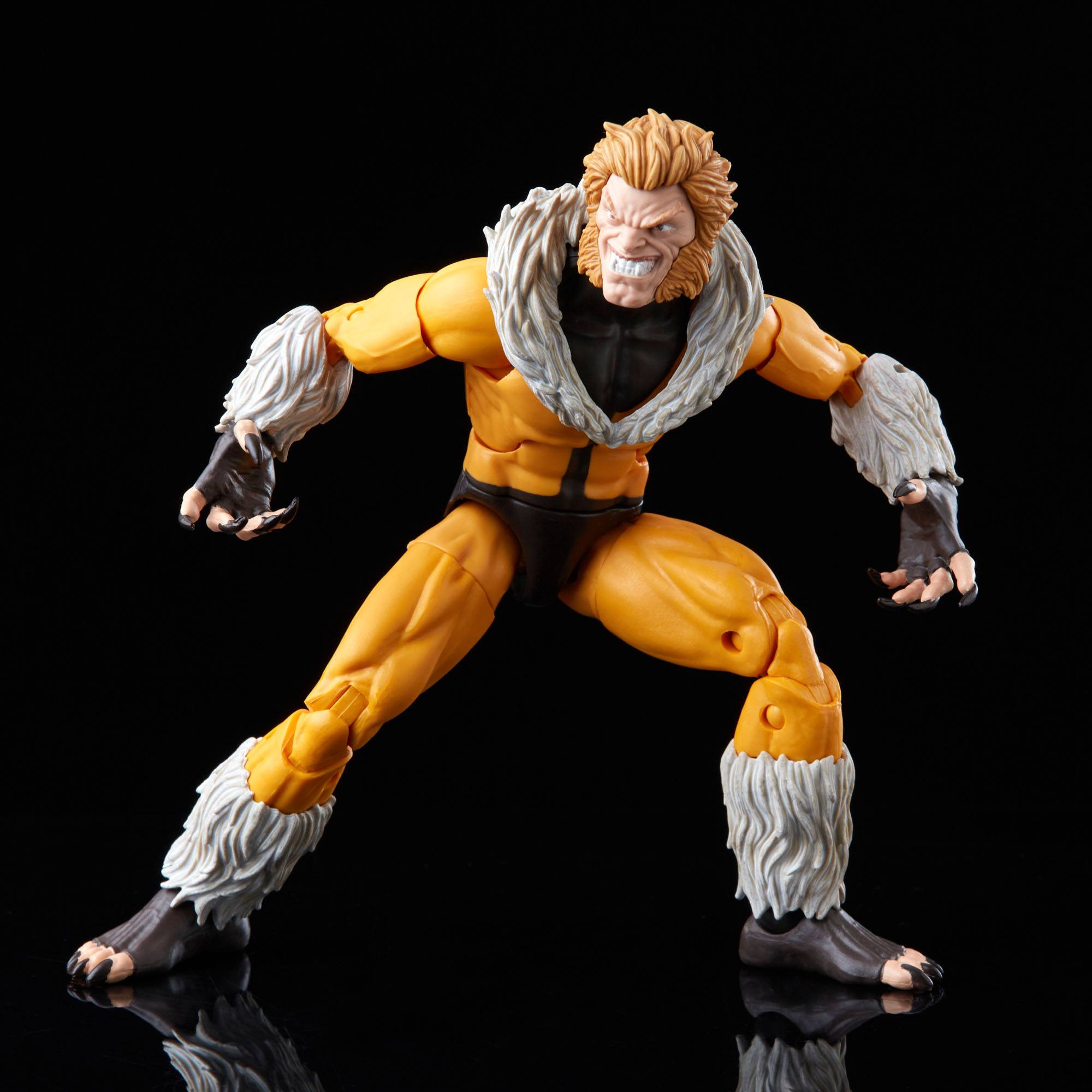Marvel Legends Series 6-Inch Action Figure of Marvel’s Fierce Sabretooth