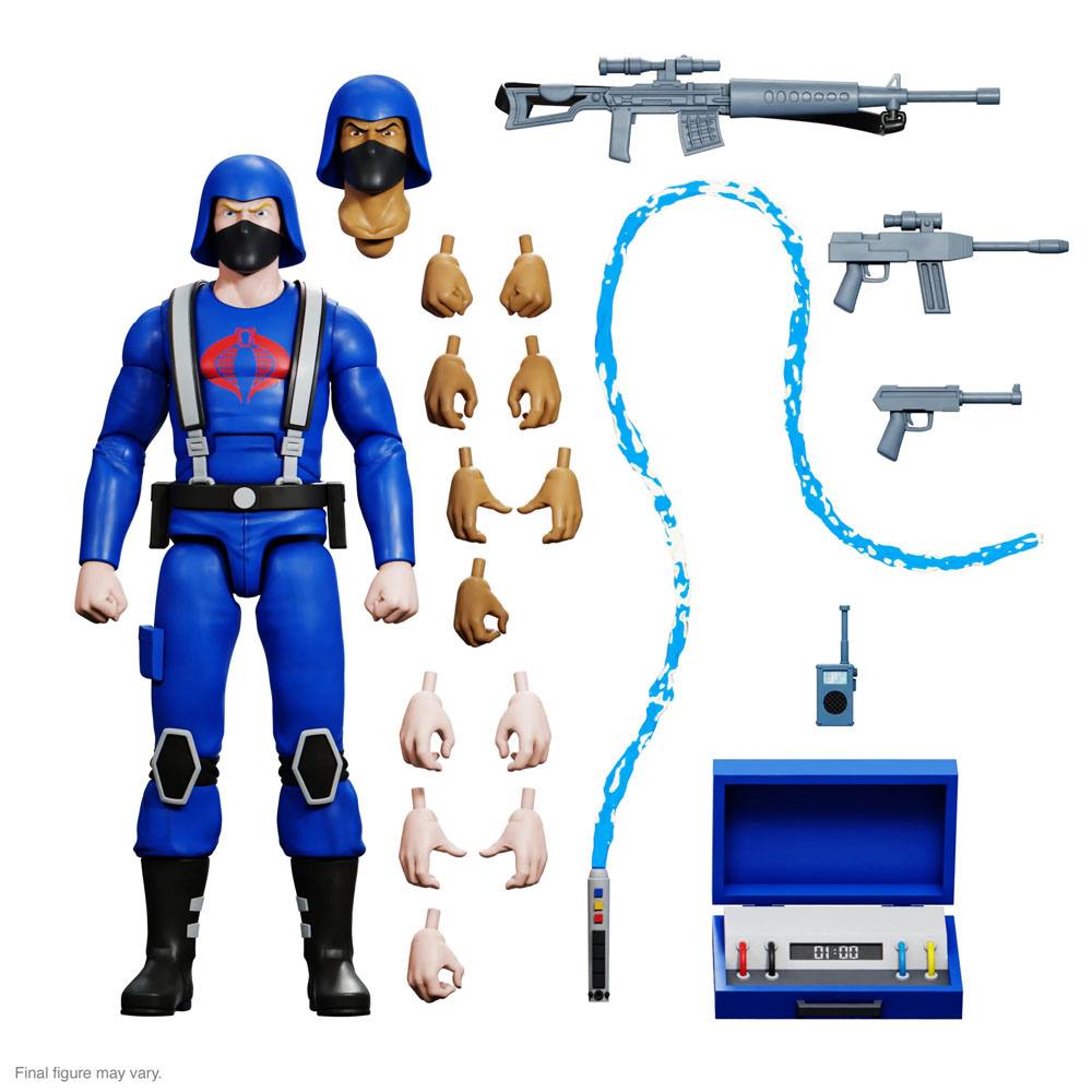 Ultimate G.I. Joe Action Figure - Cobra Trooper with Abundant Accessories