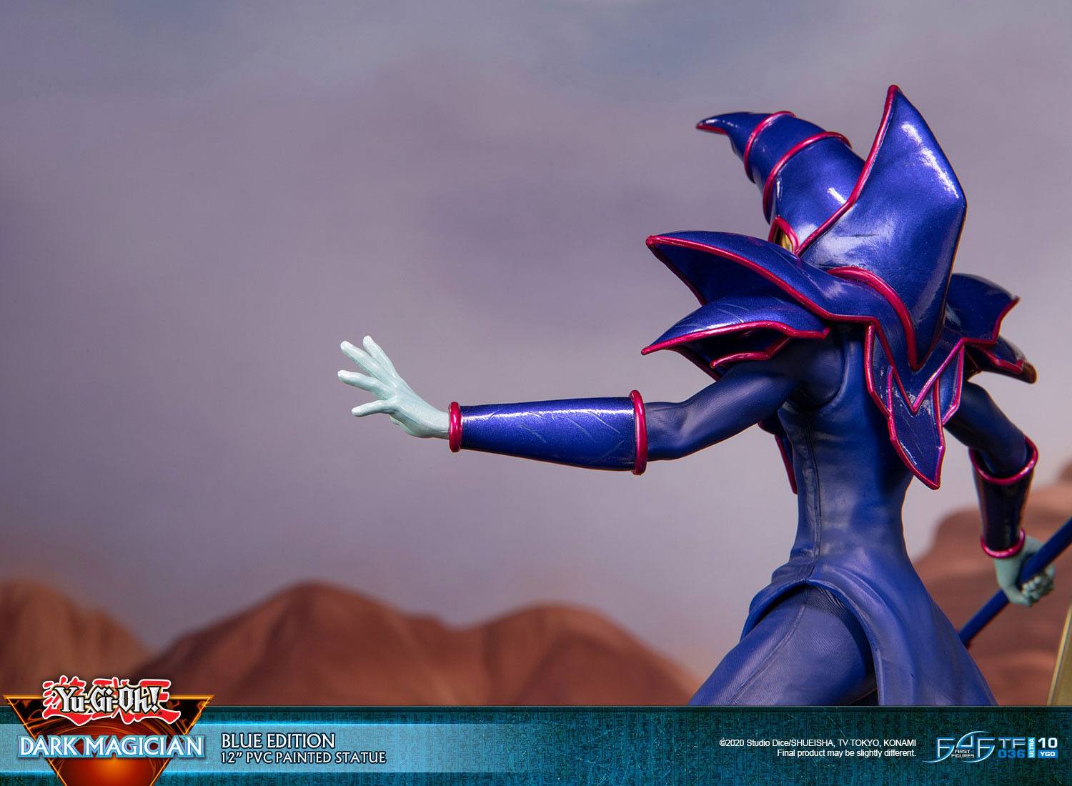 First4Figures Yu-Gi-Oh! Painted PVC Dark Magician Figurine (Blue Variant)