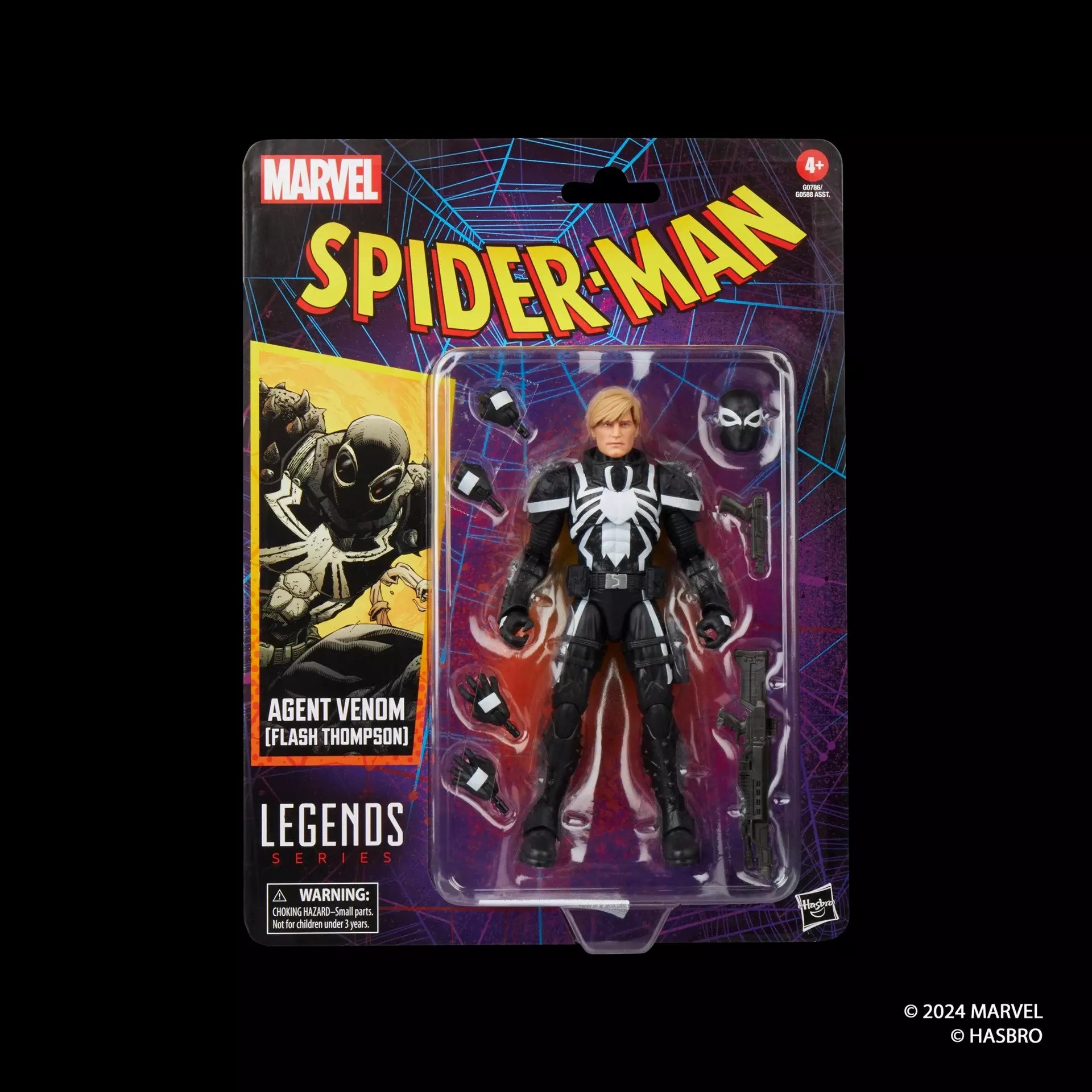 Hasbro 6-Inch Marvel Legends Series Agent Venom (Flash Thompson) Collectible Action Figure