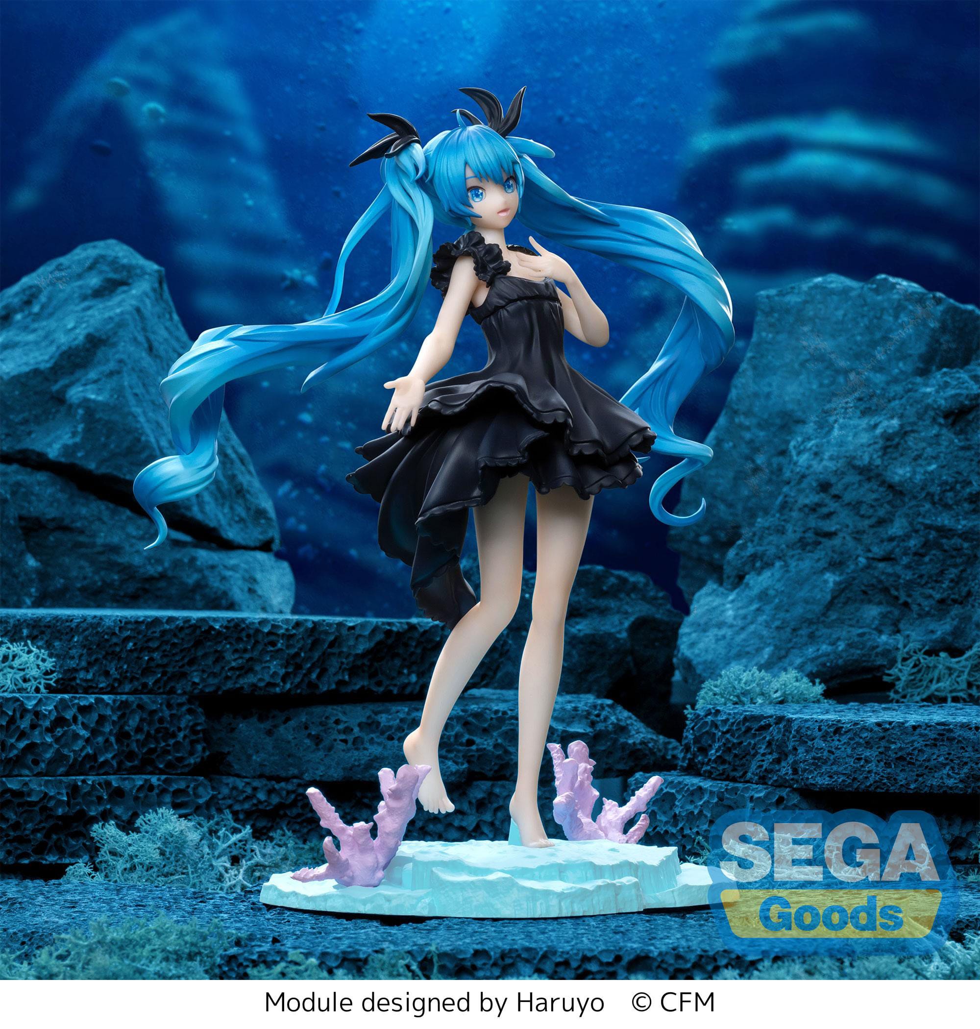 Hatsune Miku (Deep Sea Girl) Figure from Project DIVA MEGA 39's Luminasta Series