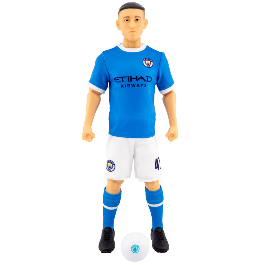 High - Quality Manchester City FC Phil Foden Collectible Action Figure for Football Fans