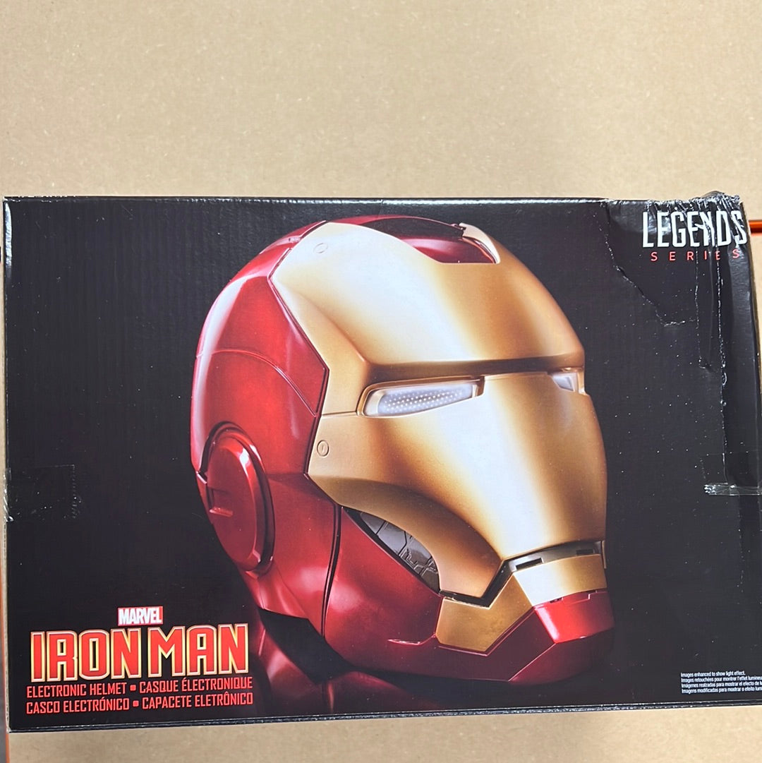 Marvel Legends 1:1 Replica Iron Man Electronic Helmet - Damaged Box or Ex-Returns