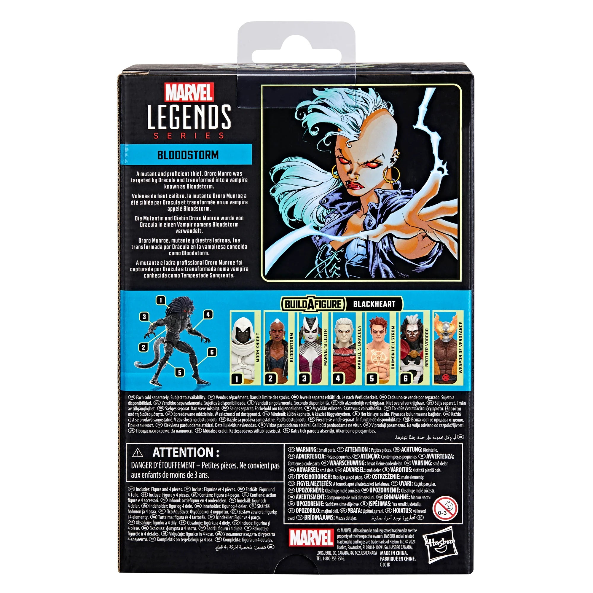 Hasbro Marvel Legends Series Strange Tales 6-Inch Collectible Bloodstorm Action Figure for Fans and Collectors