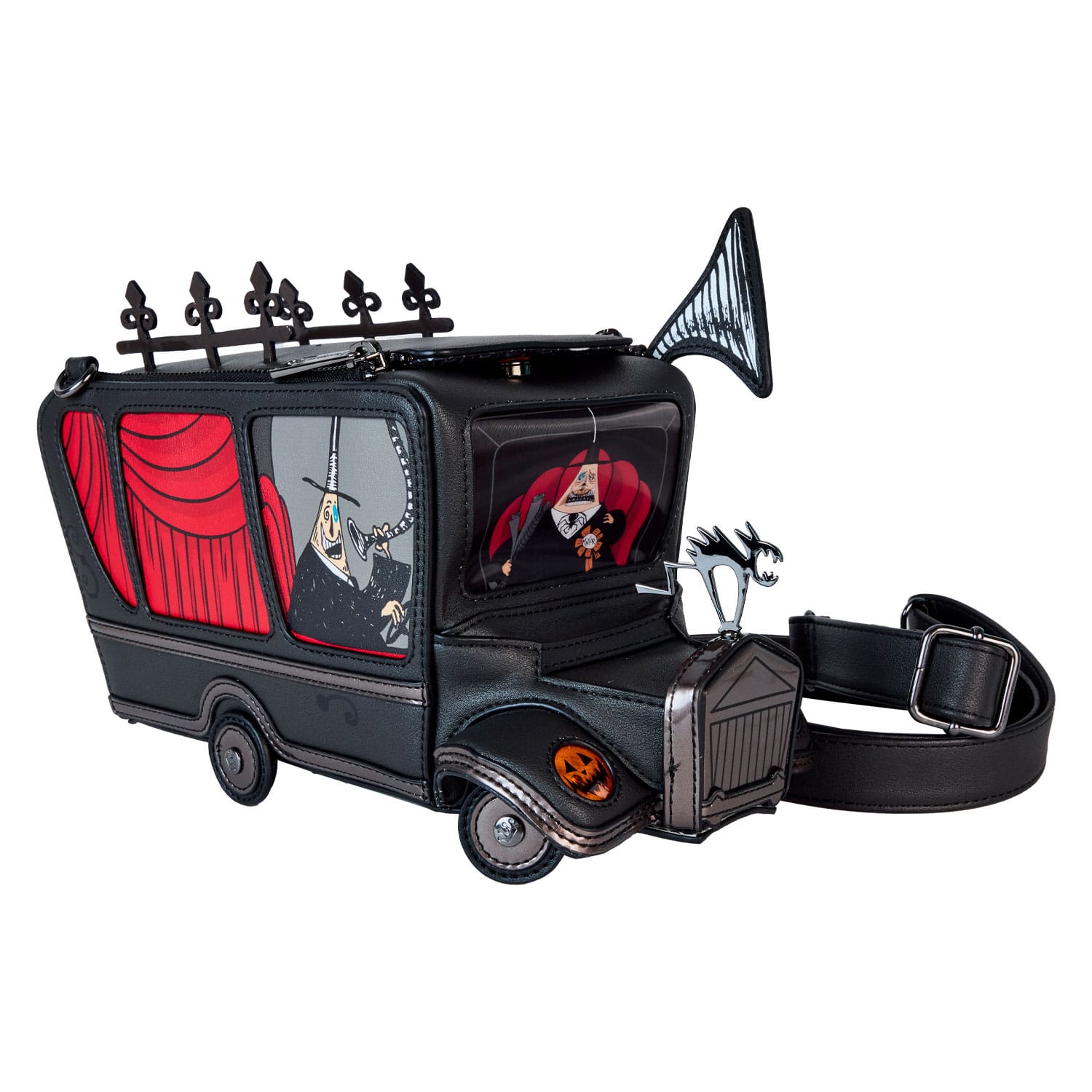 Loungefly Disney Nightmare Before Christmas Mayor's Car-Shaped Figural Crossbody Purse
