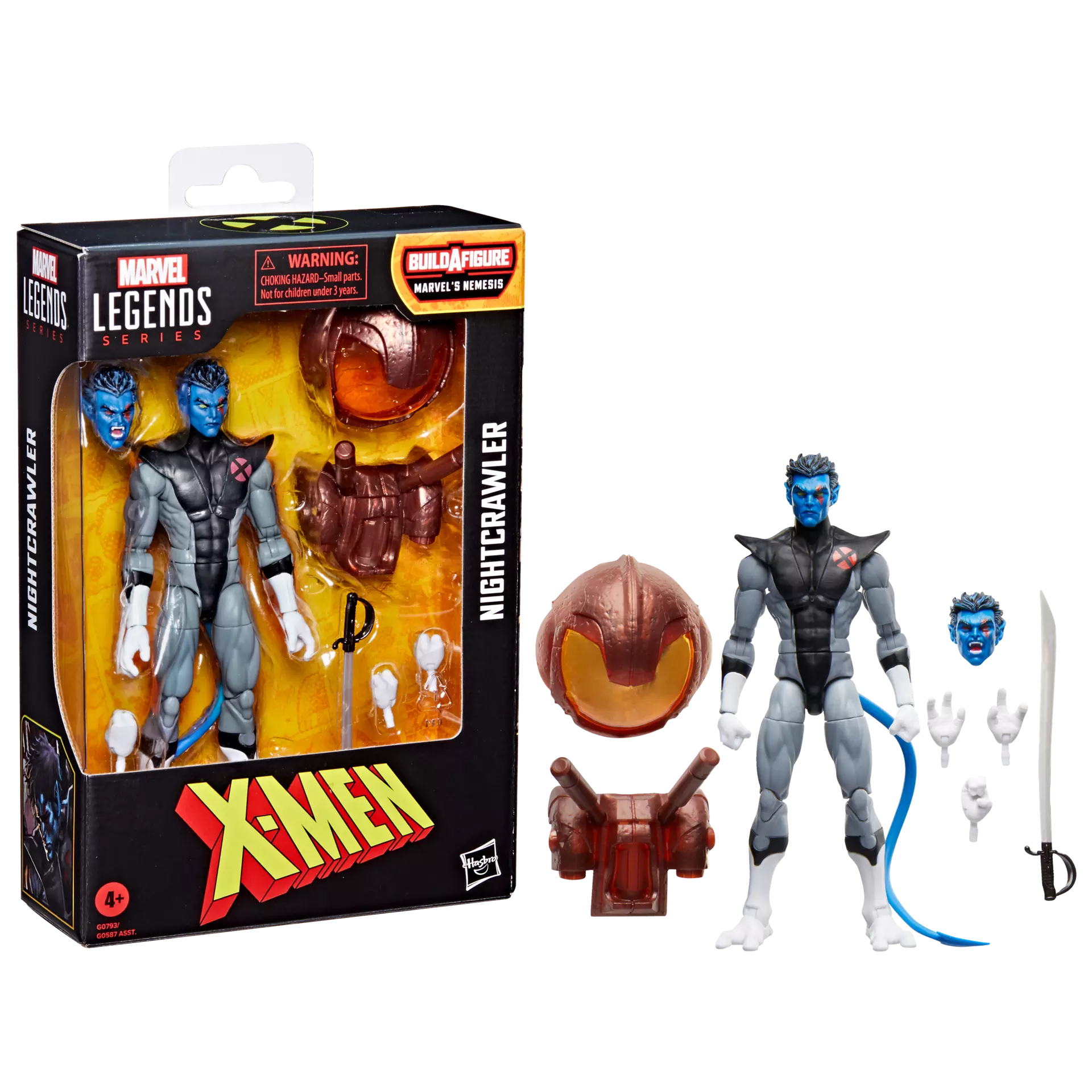 Hasbro 6-Inch Scale Marvel Legends Series Highly Detailed Nightcrawler Action Figure