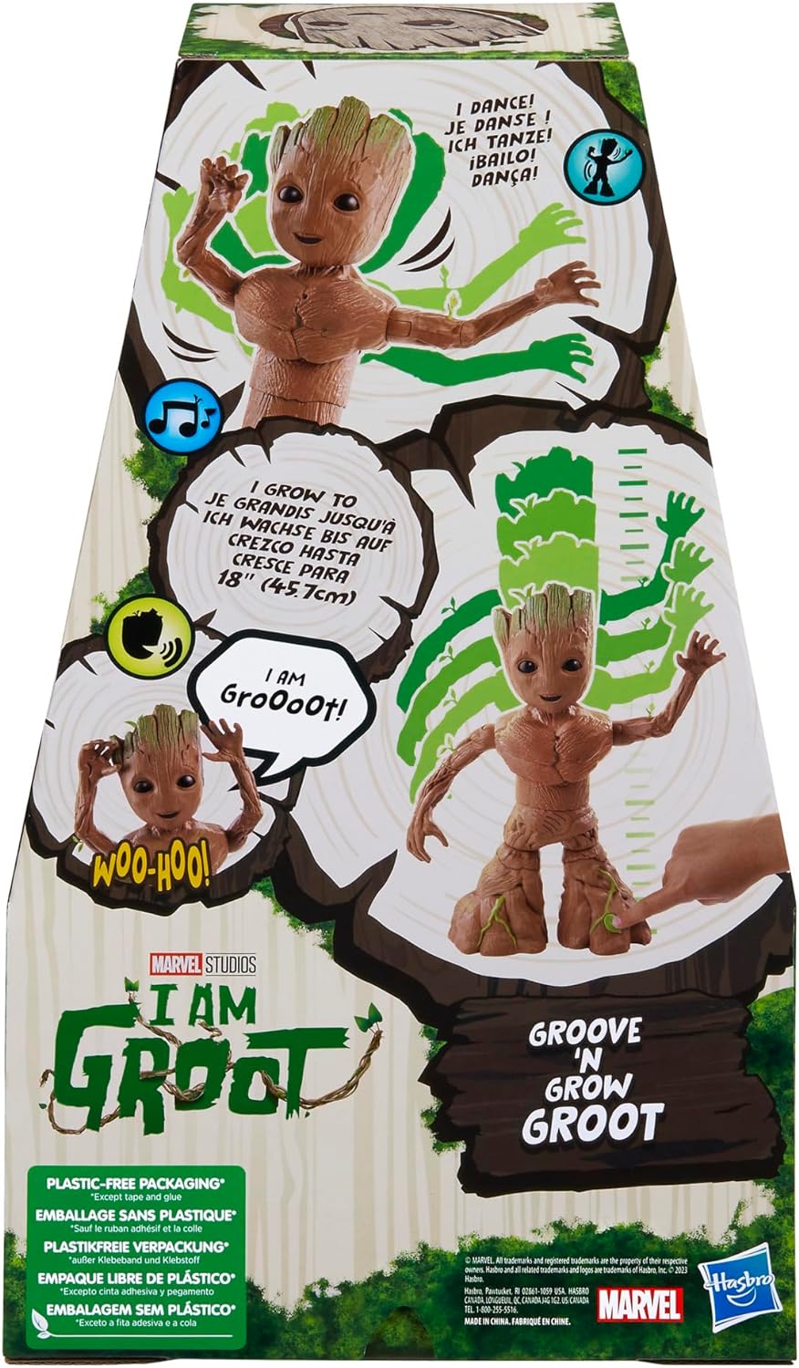 Marvel Studios Interactive Groove 'N Grow Poseable Groot Action Figure