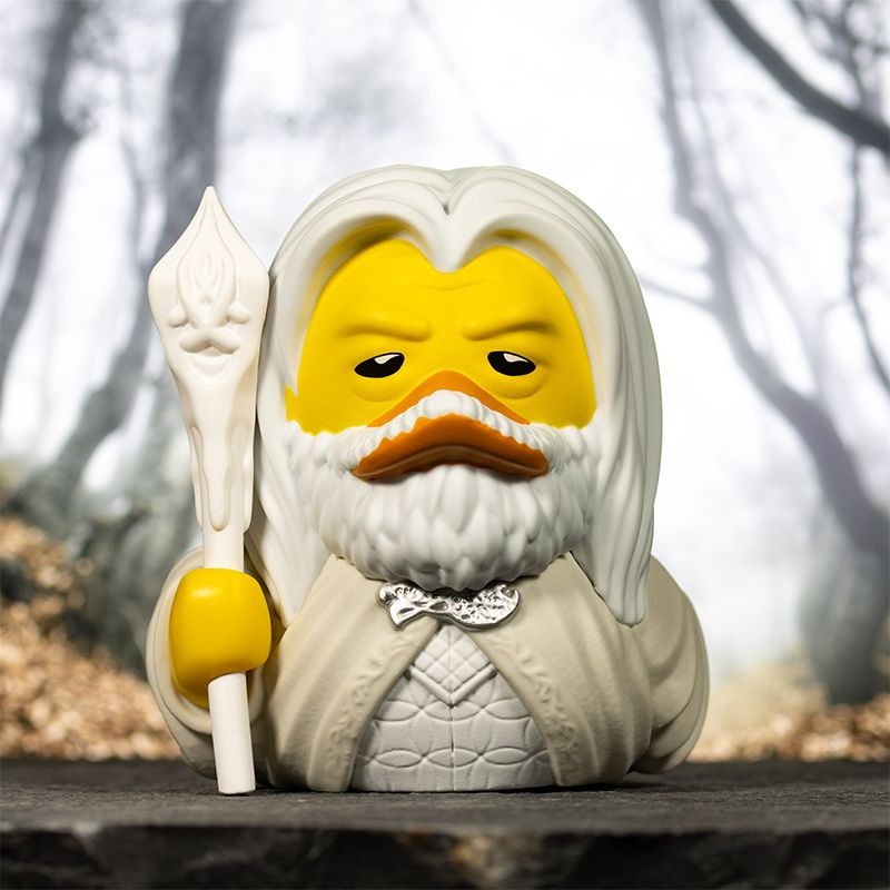 Collectible Boxed Tubbz Figurine of Gandalf the White from The Lord of the Rings