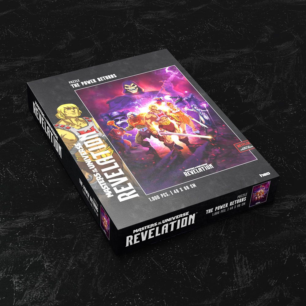Masters of the Universe Revelation 1000-Piece High-Quality Cardboard Jigsaw Puzzle: The Power Returns