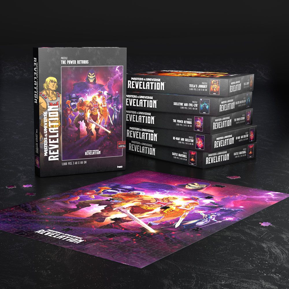 Masters of the Universe Revelation 1000-Piece High-Quality Cardboard Jigsaw Puzzle: The Power Returns