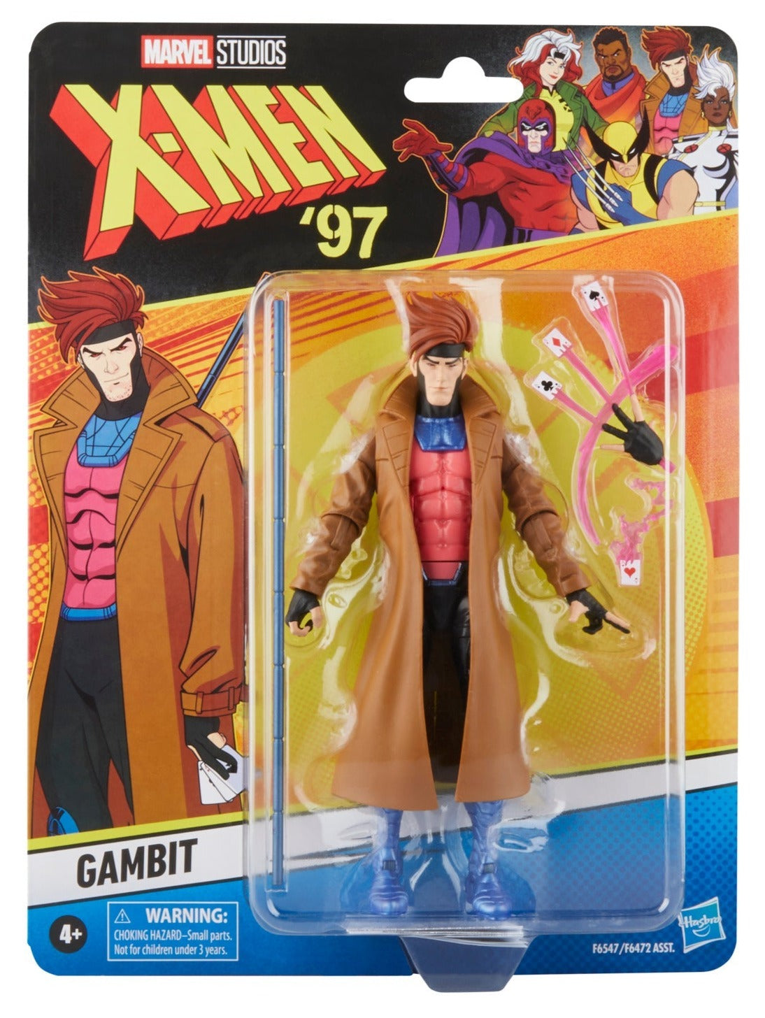 Hasbro's High - Quality Marvel Legends Retro Series Action Figure: X - Men ‘97 Gambit Collectible Toy