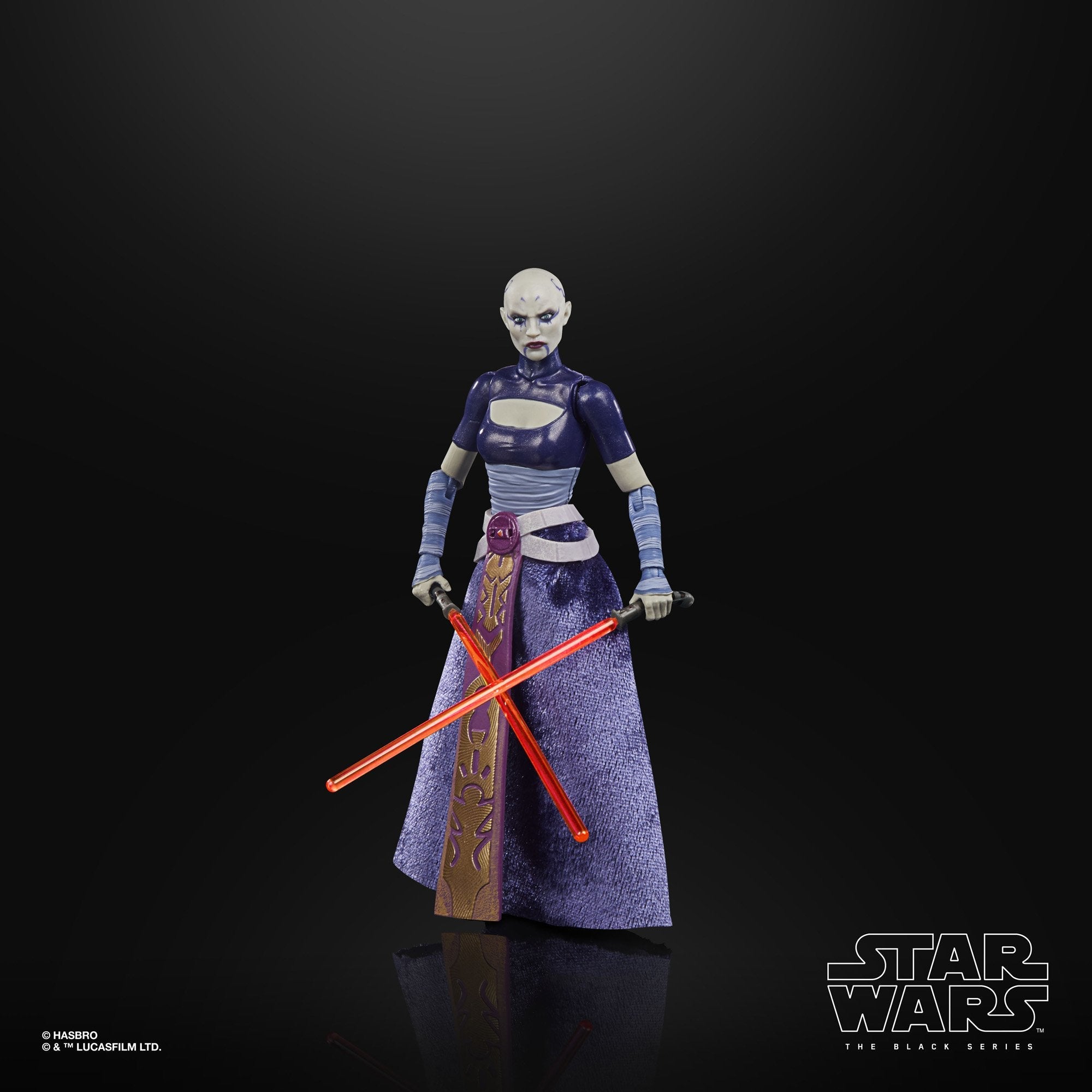 Hasbro's High - Quality Star Wars The Black Series Action Figure of Asajj Ventress, a Dark - Side Assassin