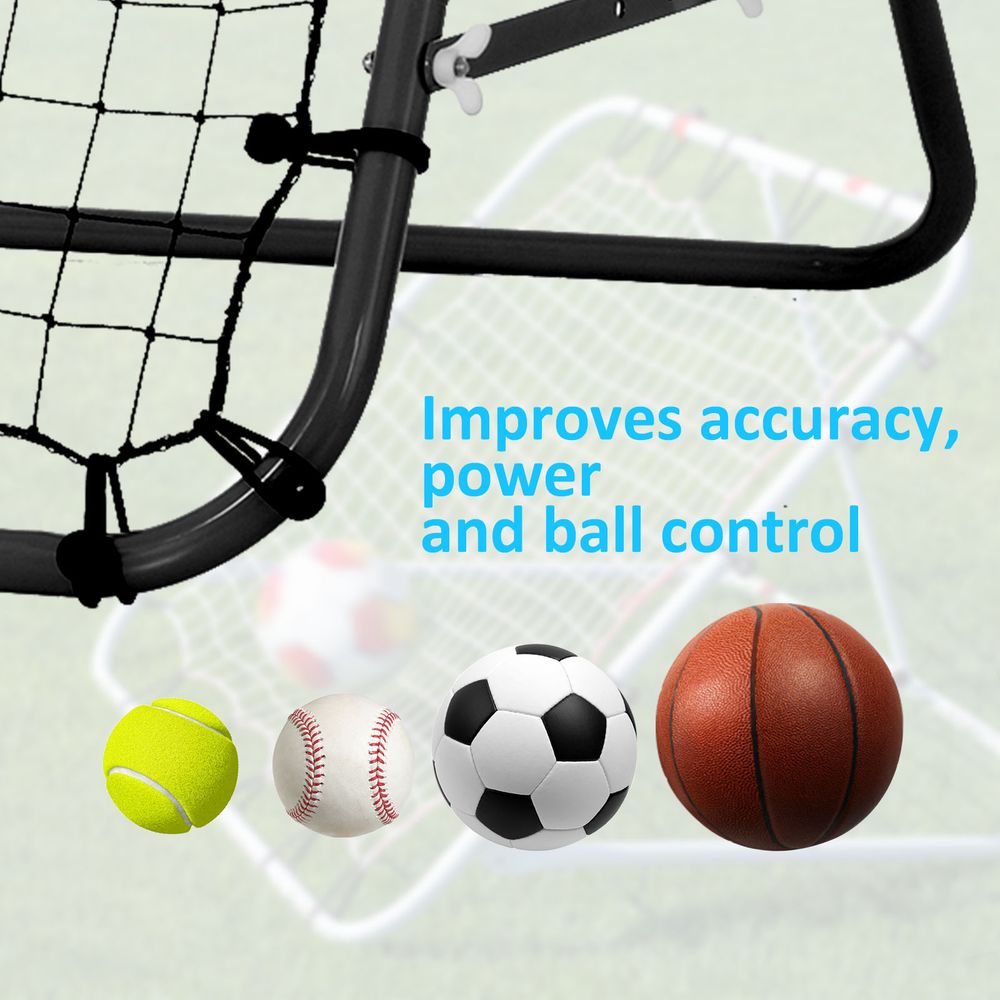 Adjustable Football Rebounder Net for Kids and Adults Training Practice Goal