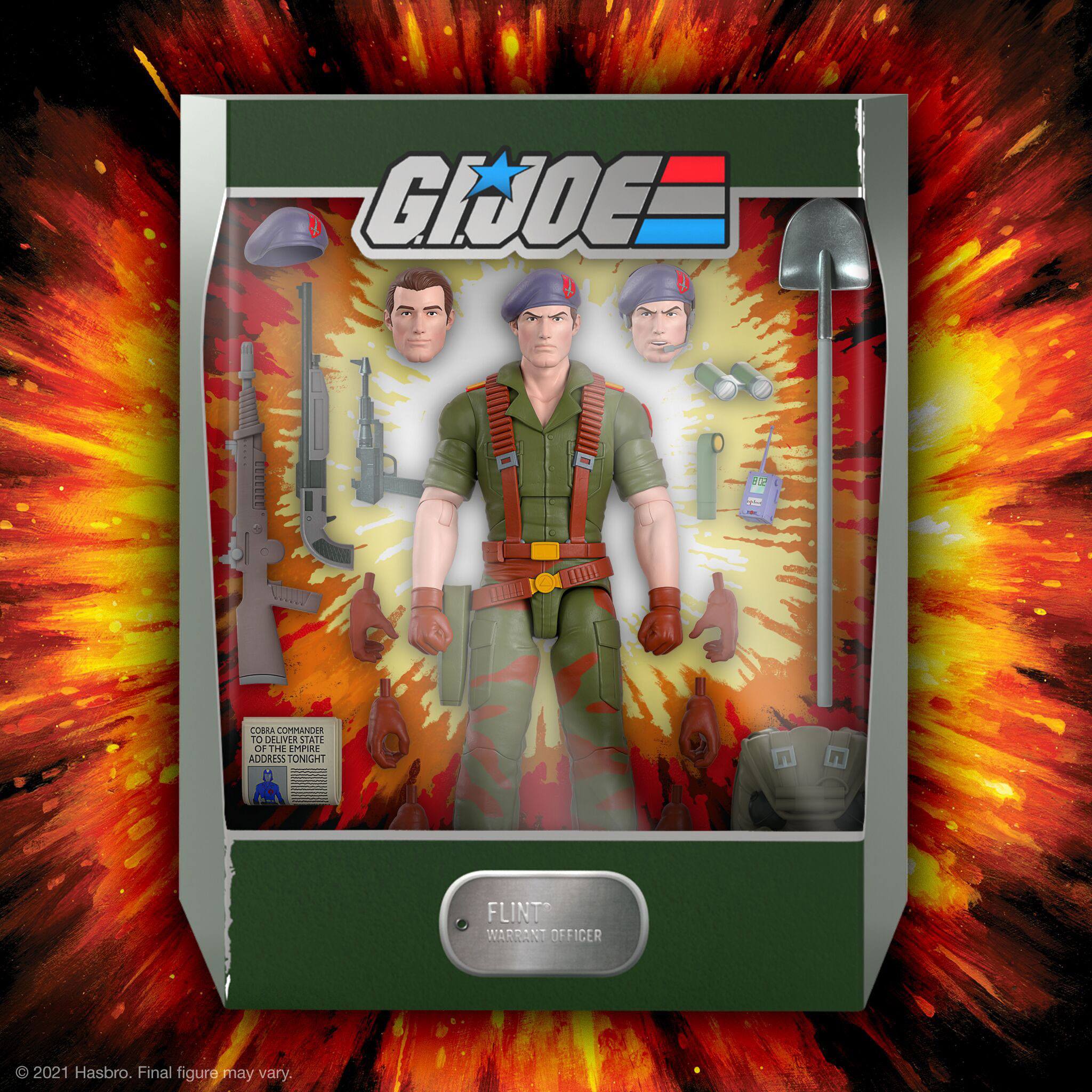 Super 7 Ultimates! G.I. Joe Flint 7 - Inch Action Figure for Collectors