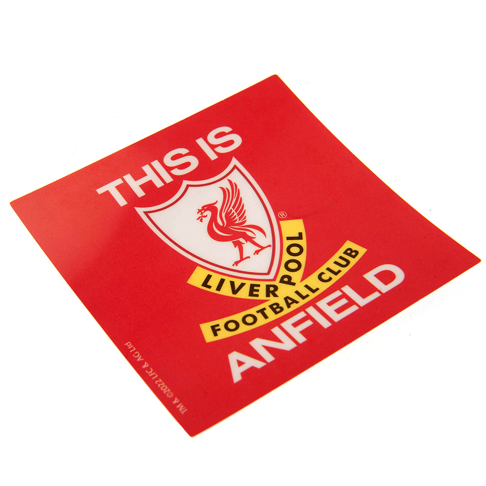 Liverpool Football Club This Is Anfield Car Window Vinyl Sticker