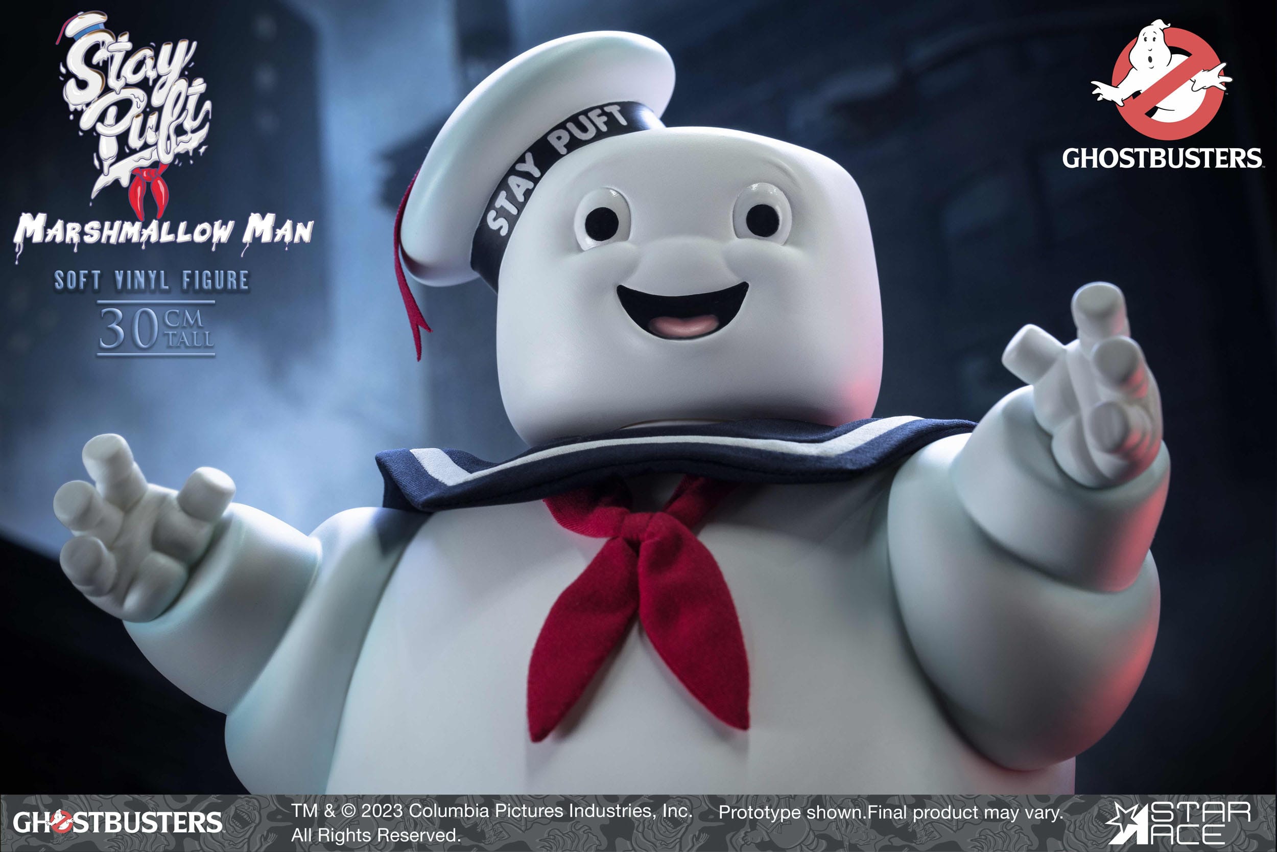 Deluxe Edition Soft Vinyl Collectible Statue of Ghostbusters' Stay Puft Marshmallow Man