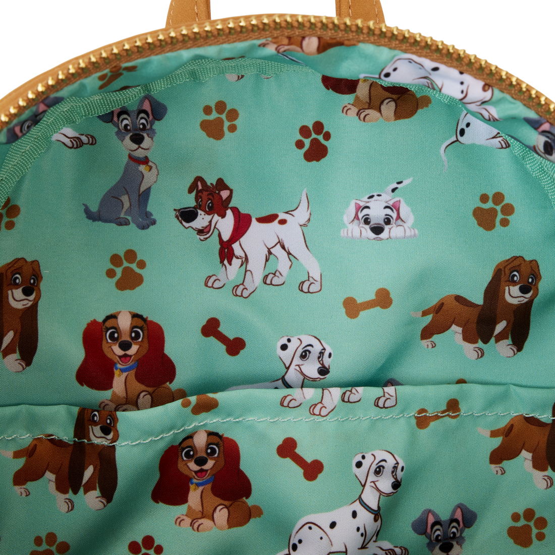 Loungefly Disney Adorable Dogs Triple Lenticular Vegan Leather Mini Backpack