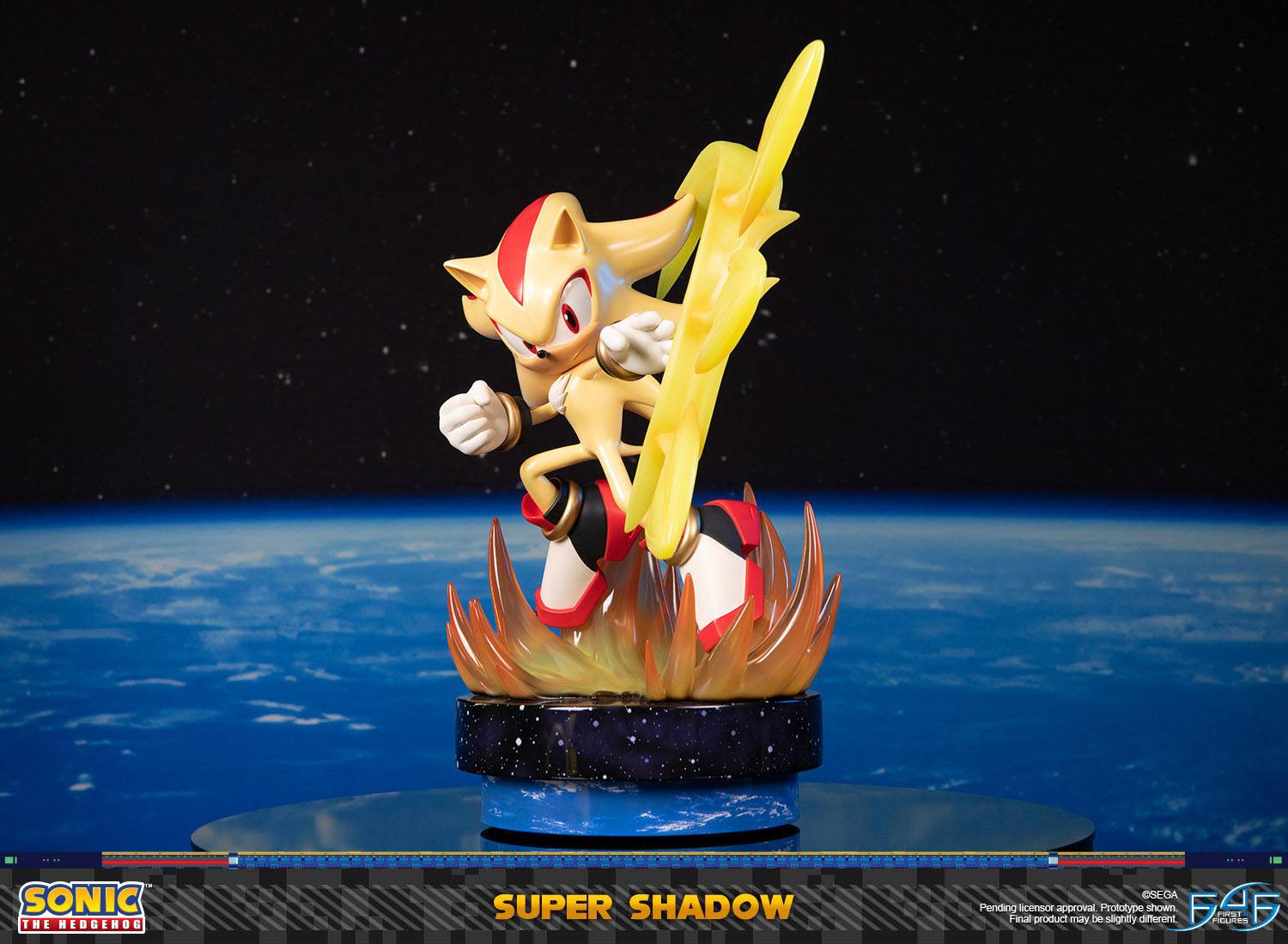 First4Figures Collectible Sonic The Hedgehog Super Shadow Resin Statue