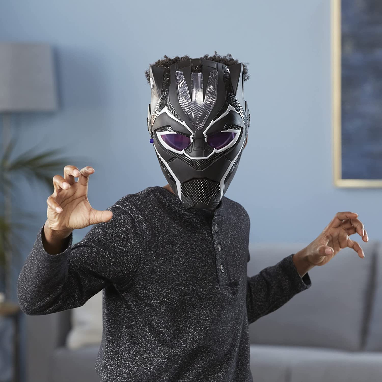 Marvel Black Panther Legacy Collection Vibranium-Powered Role-Play FX Mask for Kids