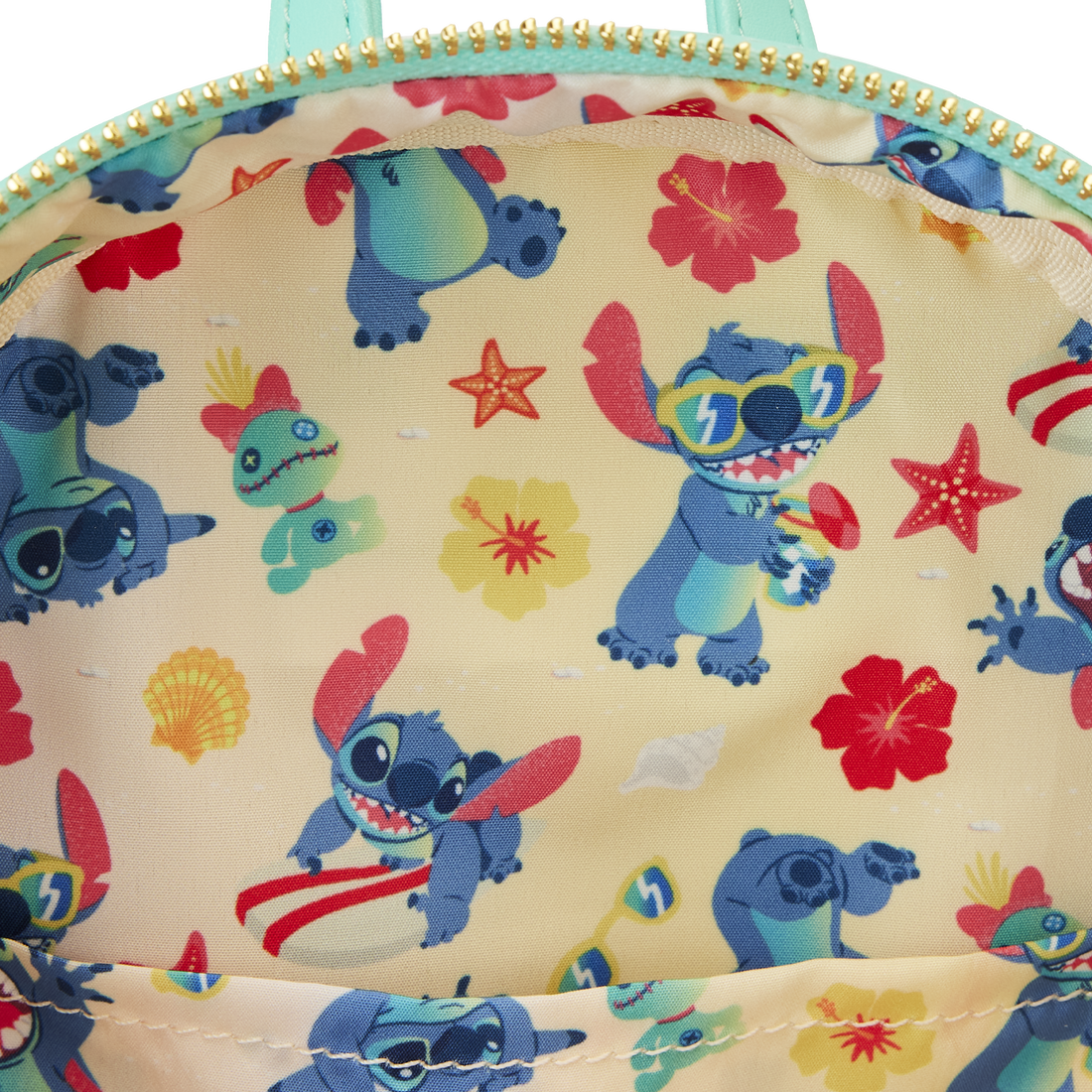 Loungefly Brand Lilo & Stitch Themed Sandcastle Beach Surprise Mini Backpack for Fashion Lovers