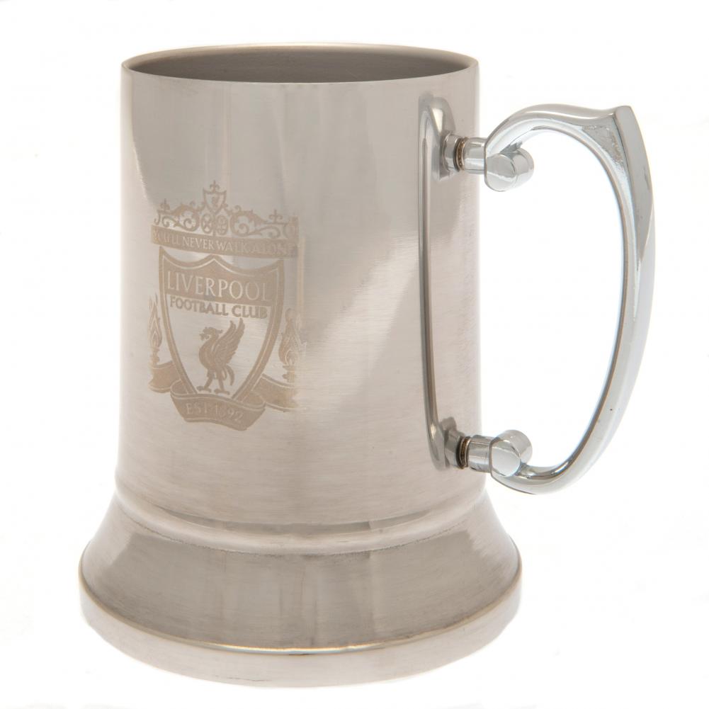 High - Quality Stainless Steel Liverpool FC Crest Tankard