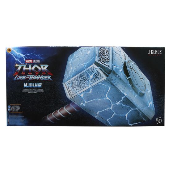 Marvel Legends Series Authentic Electronic Replica of Mighty Thor's Iconic Mjolnir Hammer