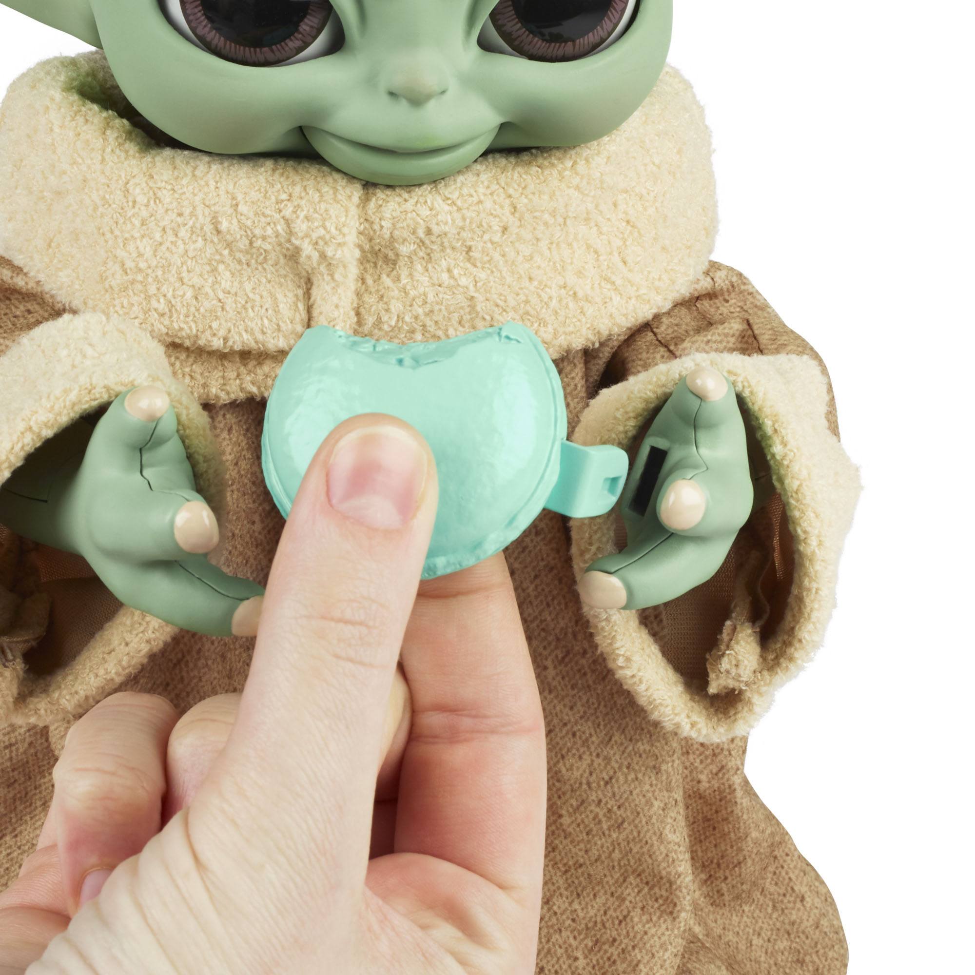 Hasbro's Interactive Star Wars Galactic Snackin' Grogu Animatronic Toy